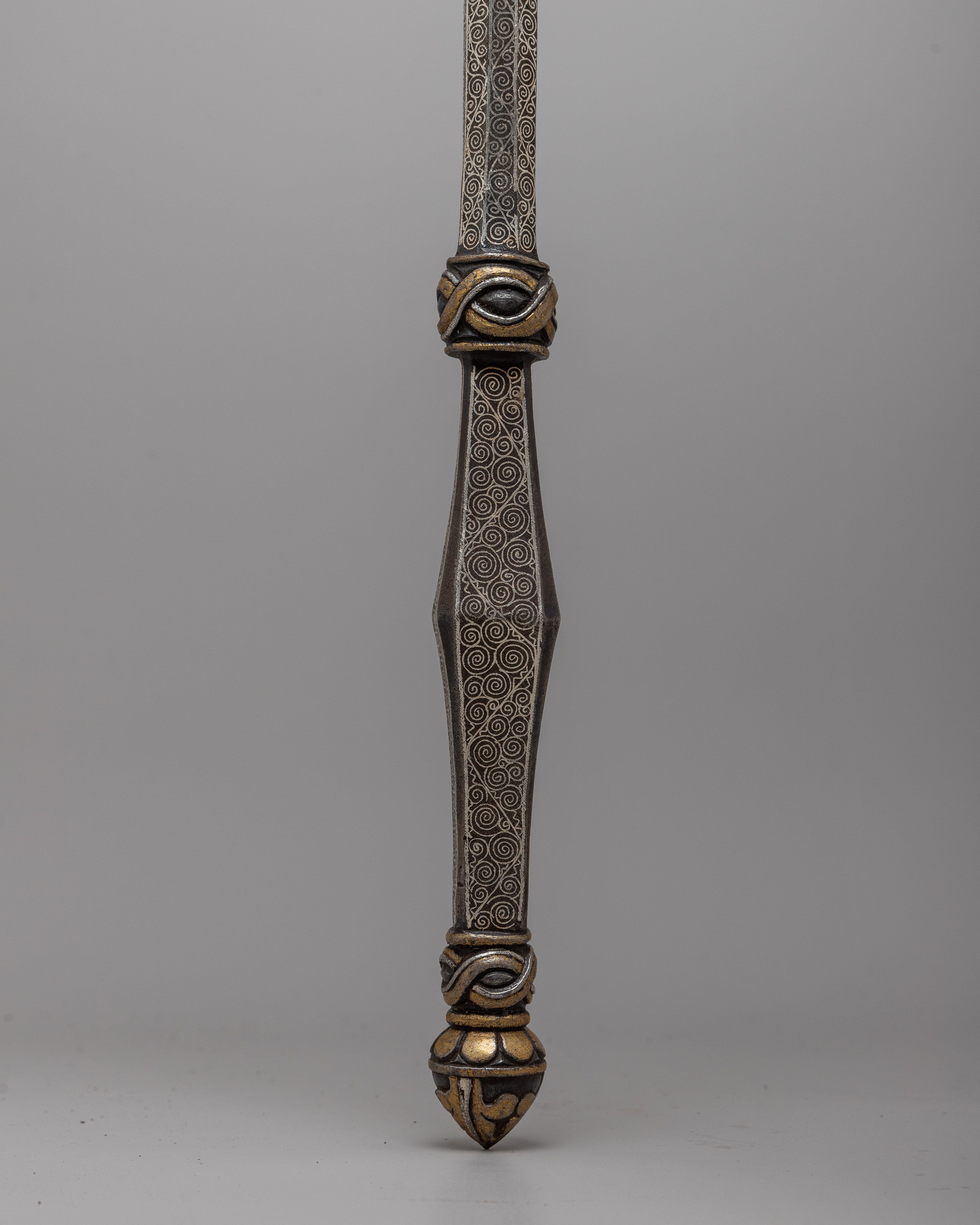 Metal Khatvanga Axe | Symbolic Tibetan Ritual Instrument