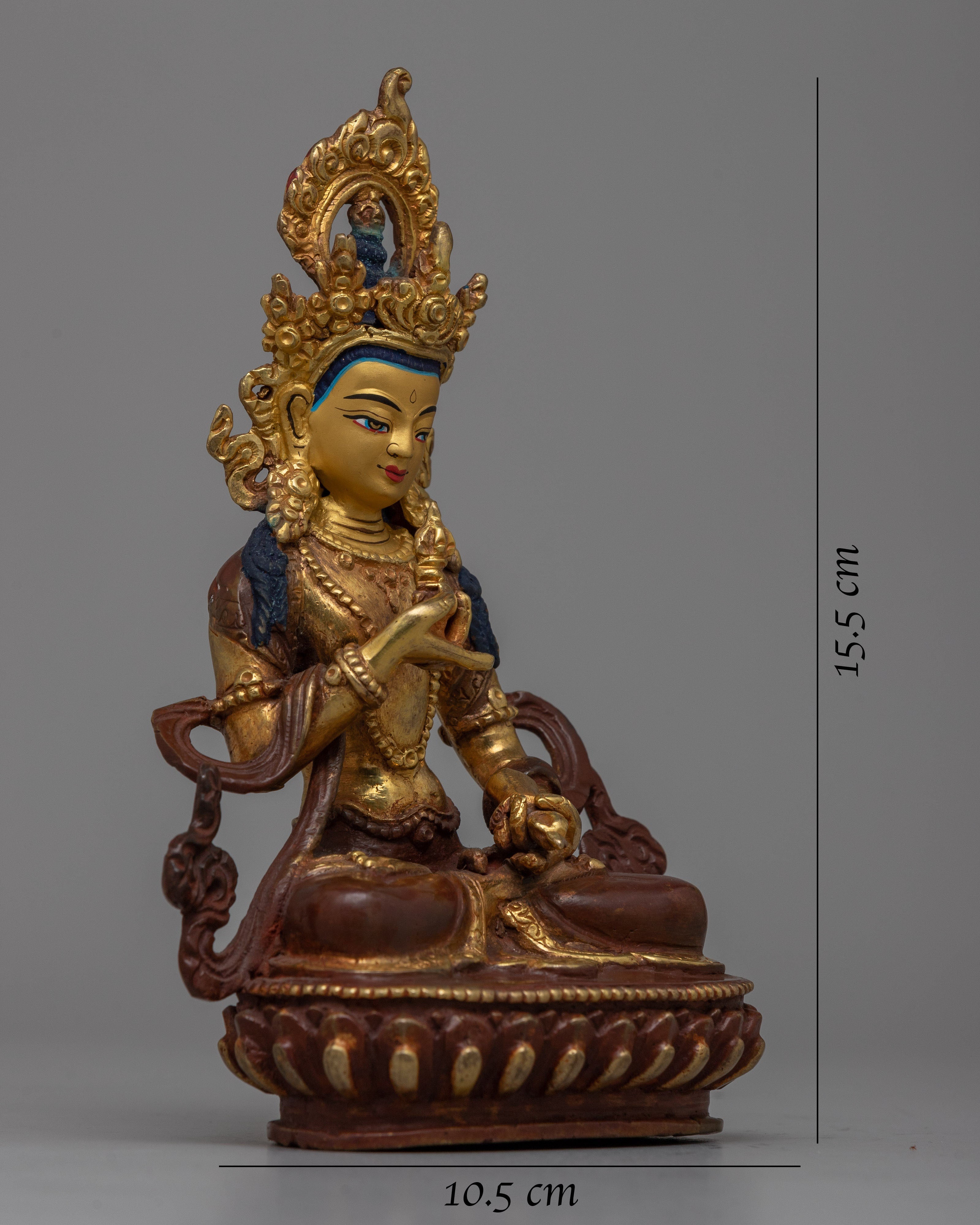 Spiritual Vajrasattva Buddha Figure | Symbolizing Clarity and Purity