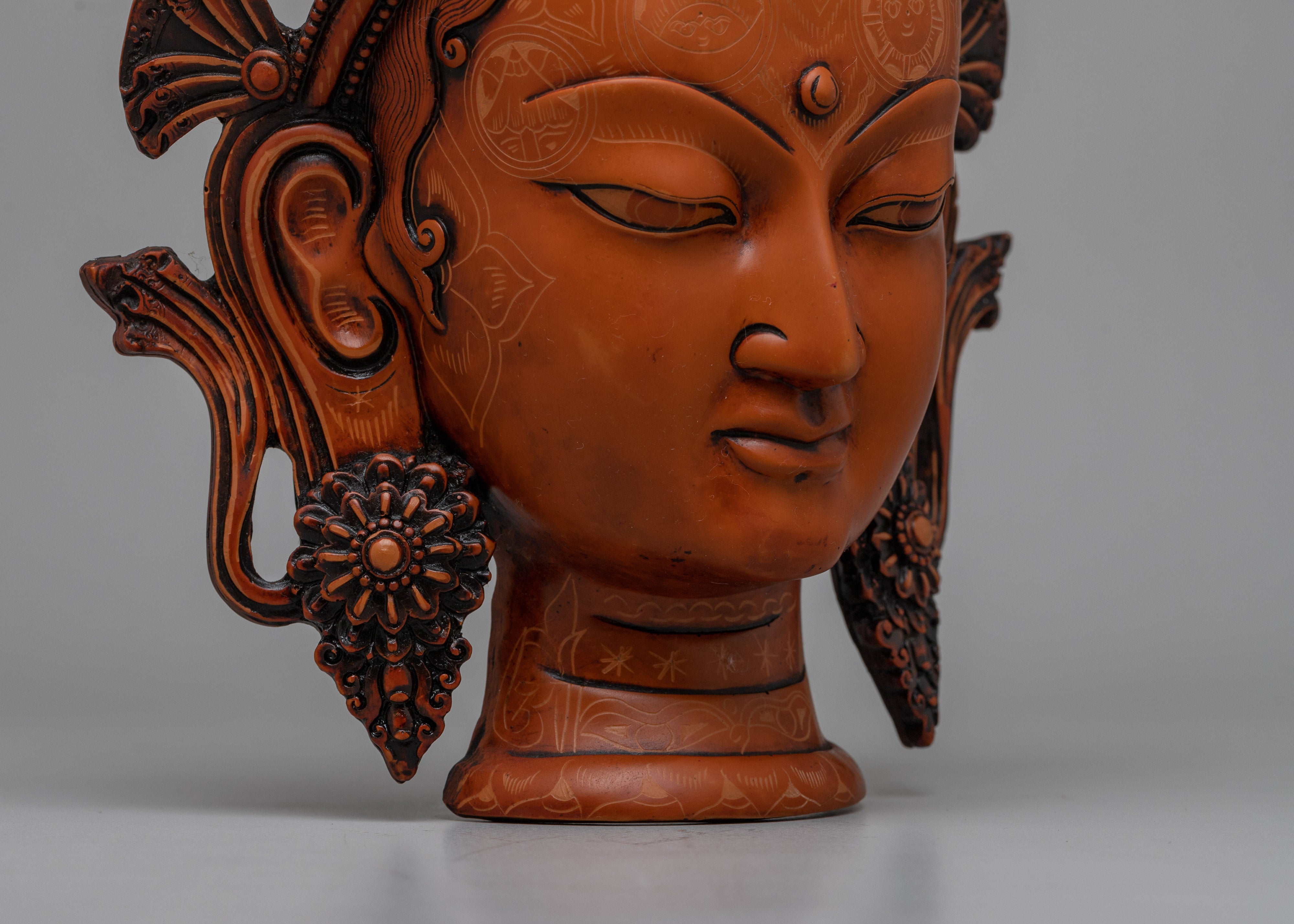 Buddhist Art Buddha Face Wall Hanging | Peaceful Zen Decor