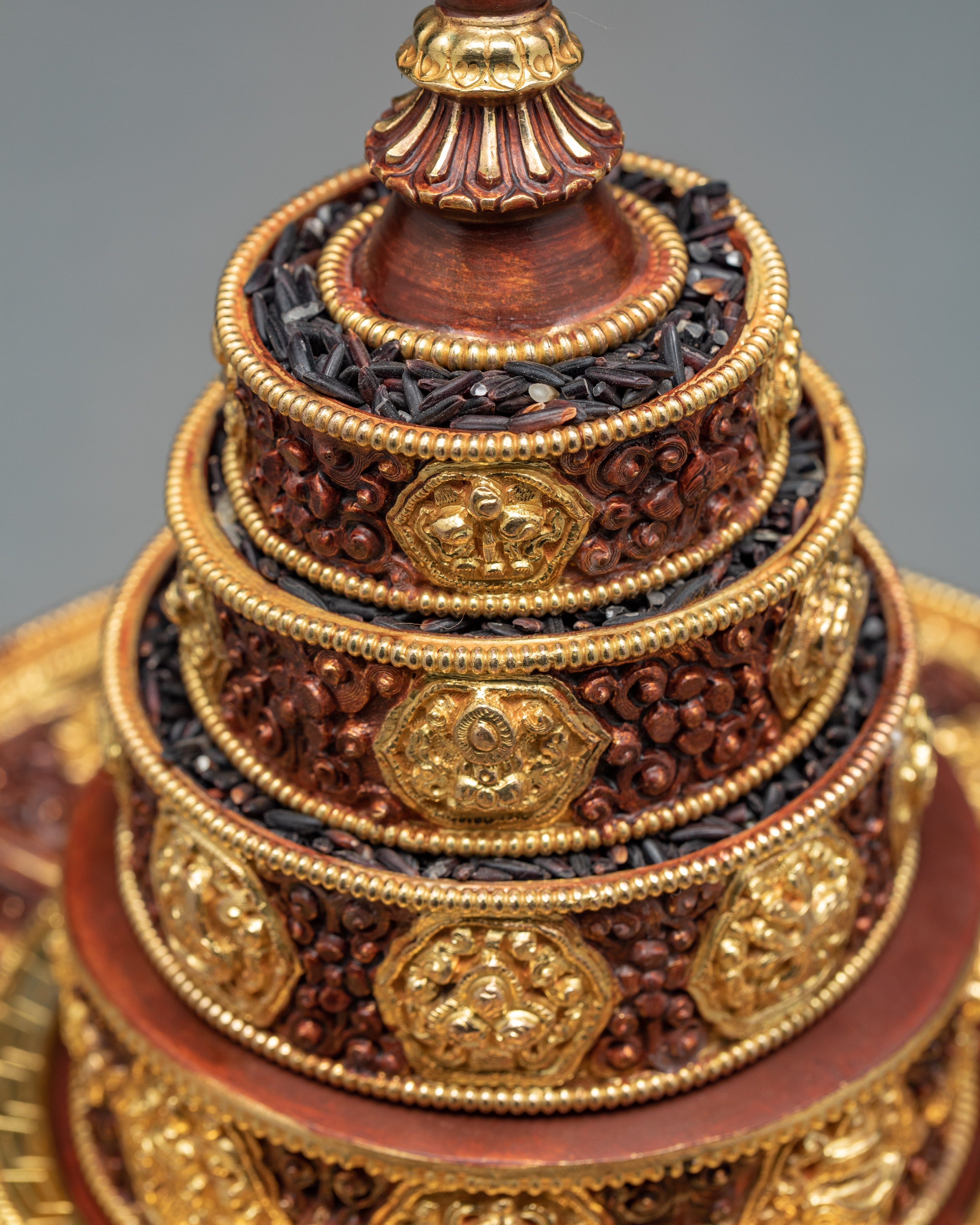 Vintage Mandala Set | Buddhist Ritual Items | Mandala Offering Set