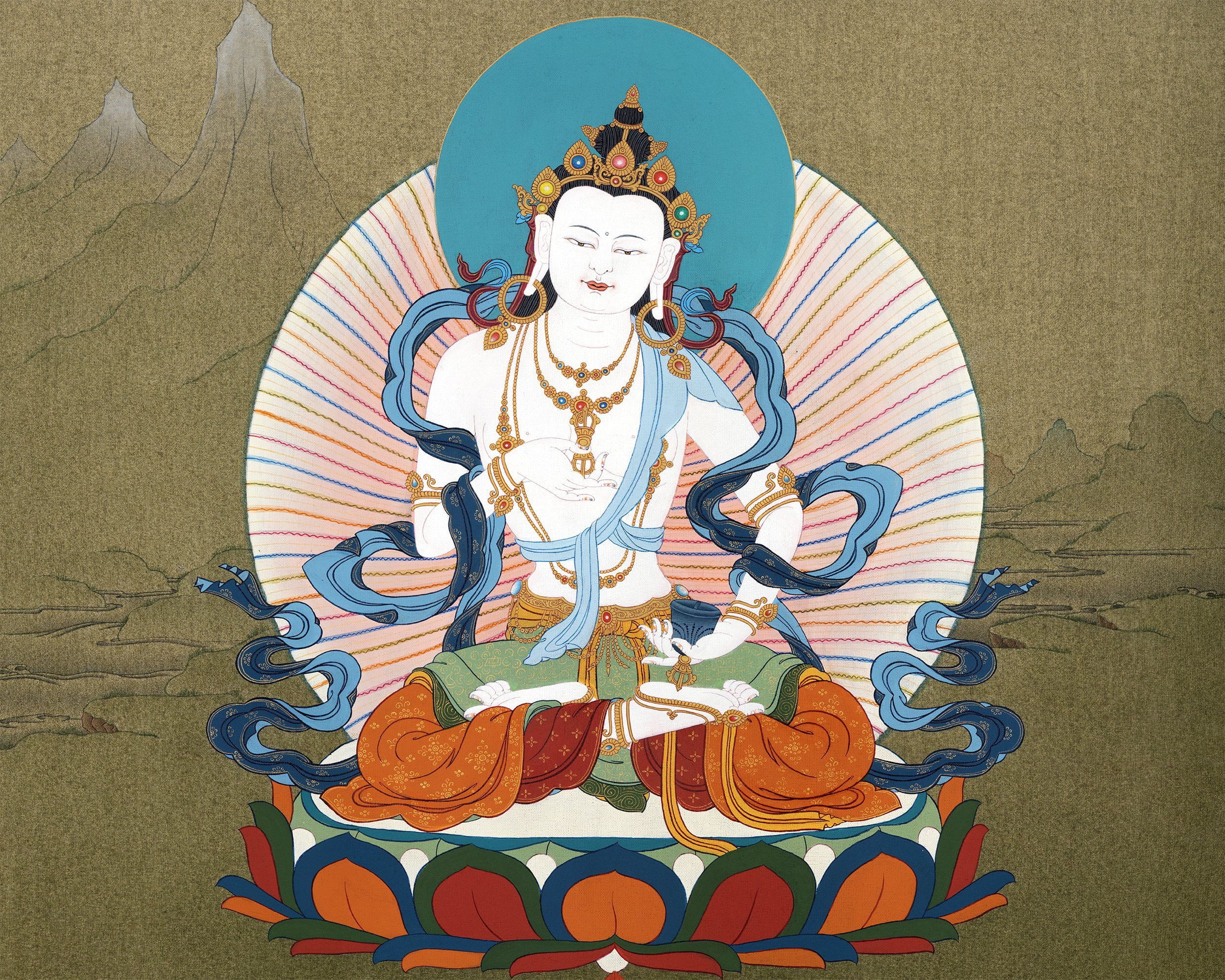 vajrasattva thangka