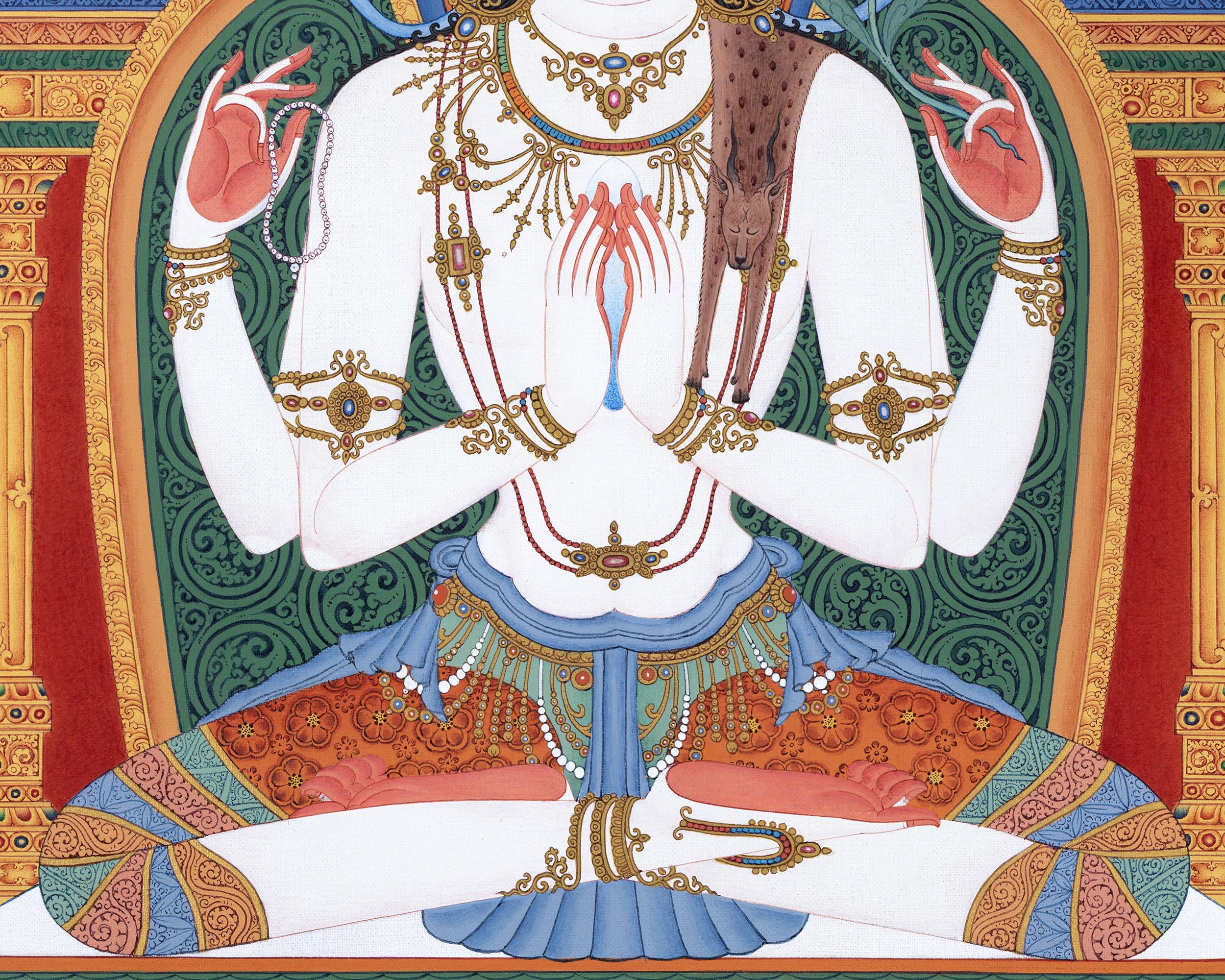 Chenrezig | Bodhisattva Thangka | Himalayan Vajrayana Buddhist Art