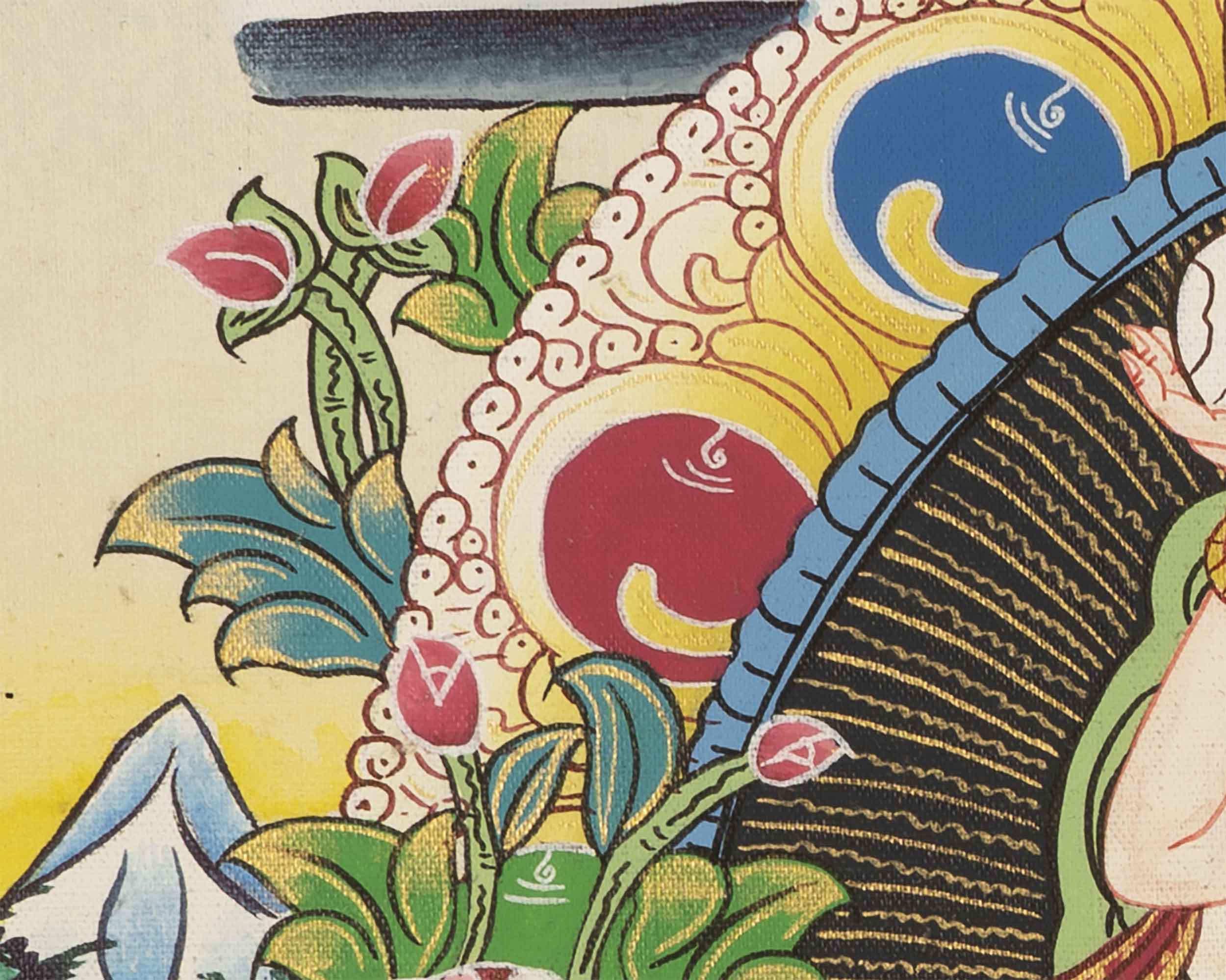 Vajrasattva Yab Yum Thangka | Tibetan Thangka Painting
