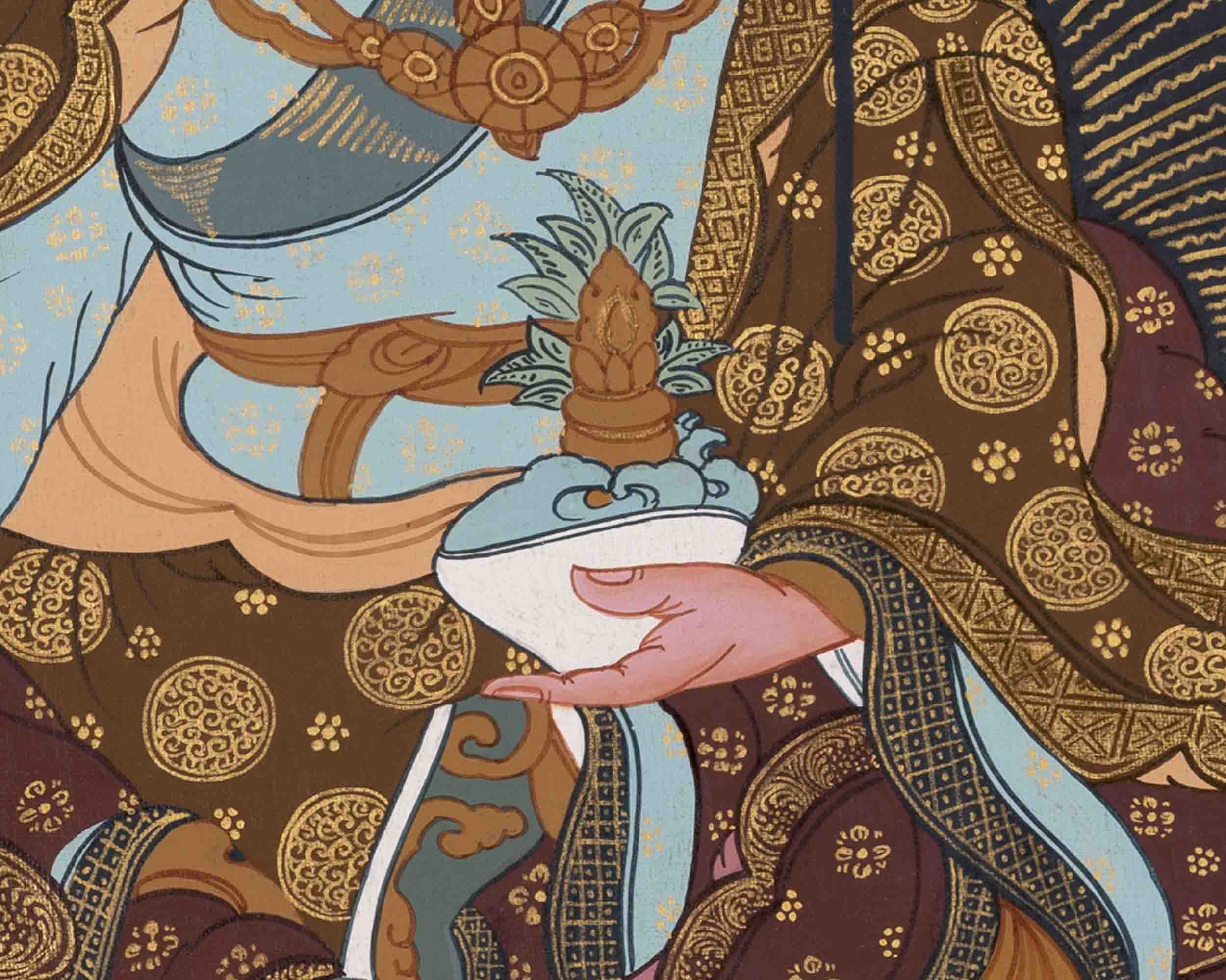 Padmasambhava Guru | Buddhist Thangka | Religious Wall Decors