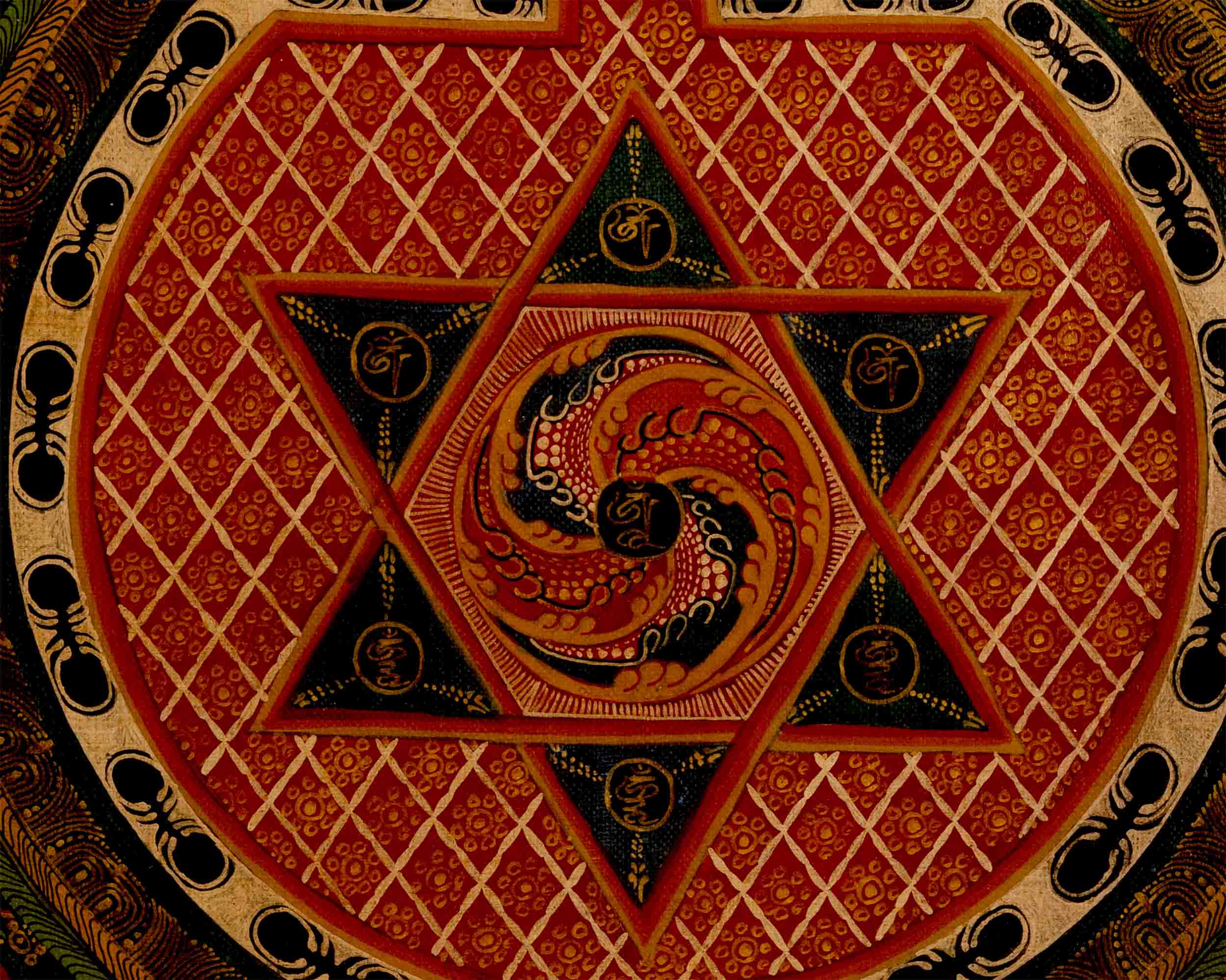 Mandala Tibetan Buddhist Thangka | Zen Buddhism