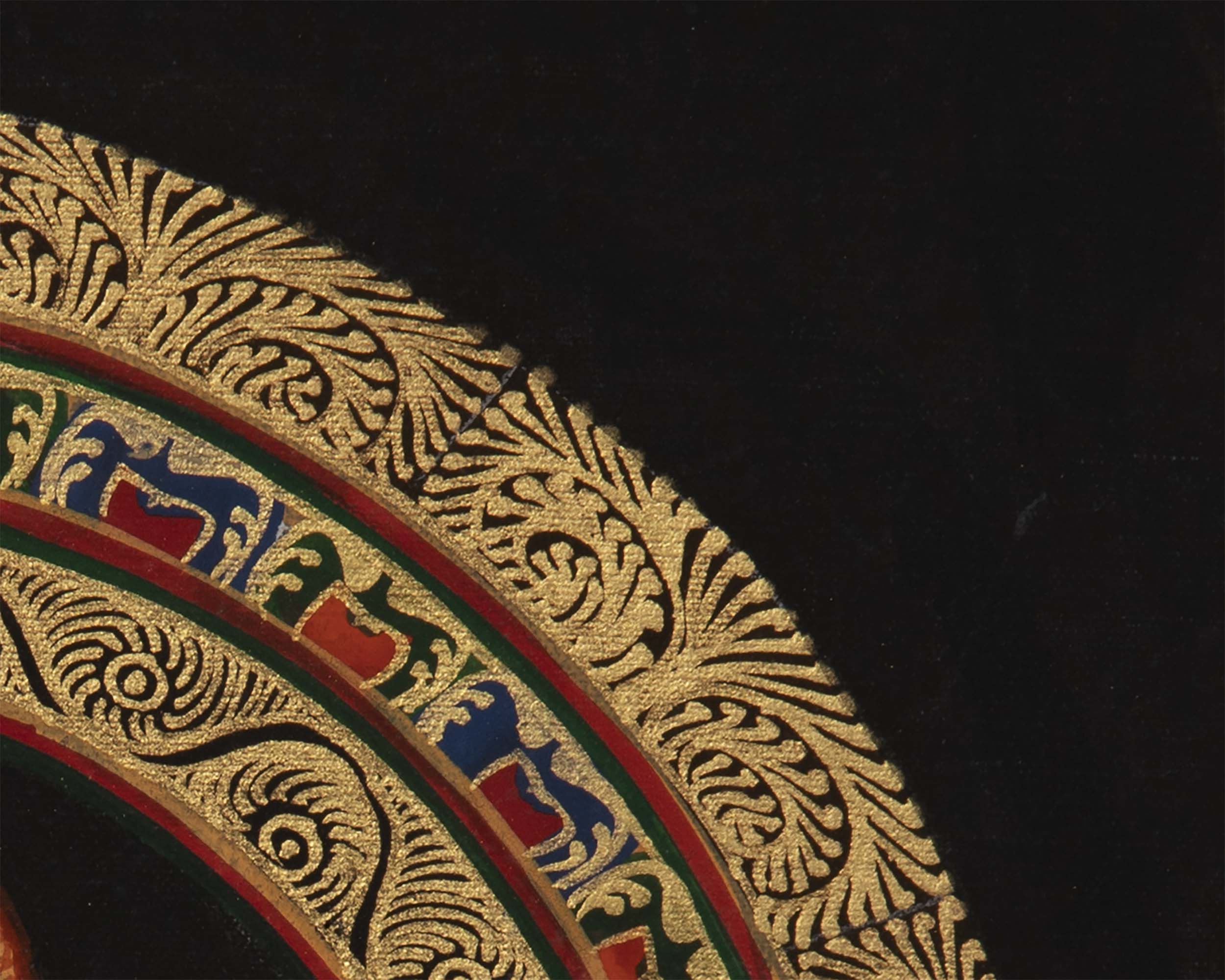 Kalachakra Mantra Mandala | Original Handpainted Thangka | Wall Decorations