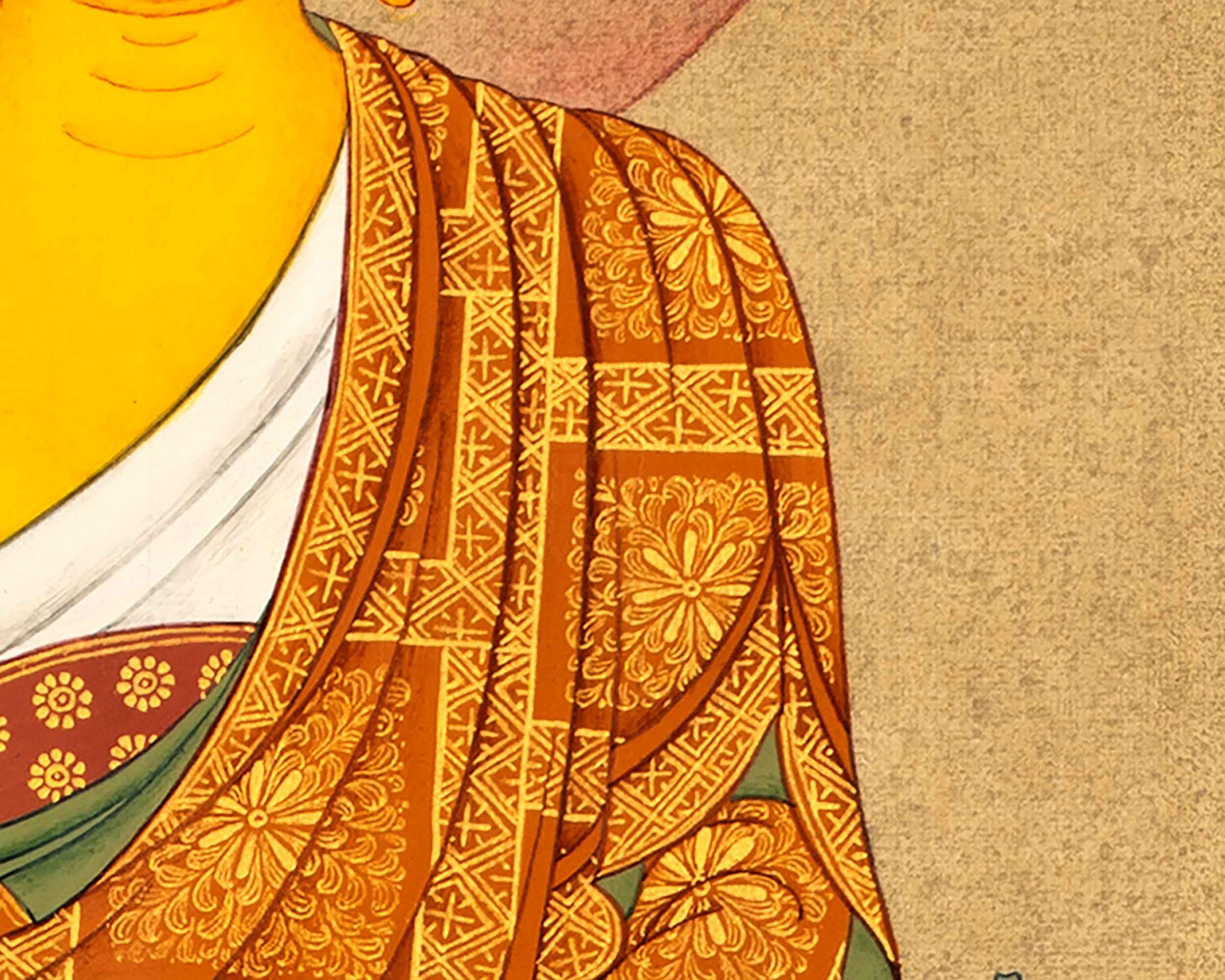 Shakyamuni Buddha, Tibetan Thangka