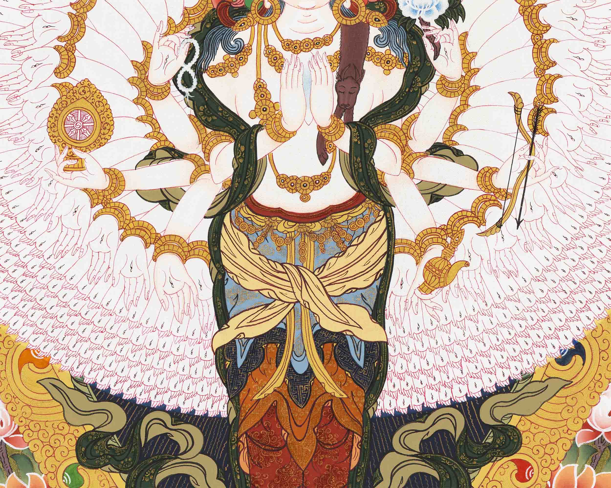 1000 Armed Avalokiteshvara | Religious Artwork | Wall Decors