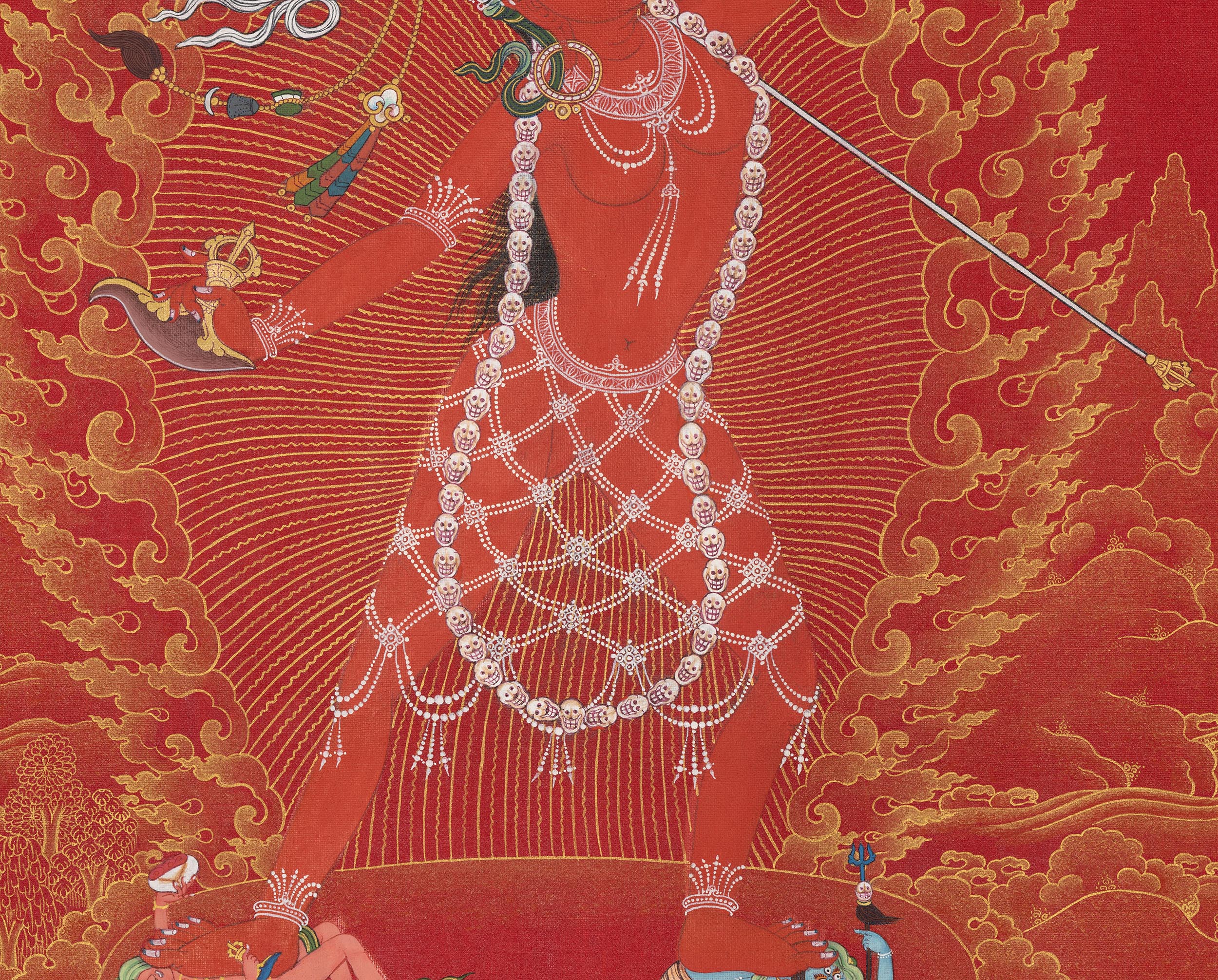 Vajrayogini Thangka | Handmade Tibetan Art | Dakini Painting