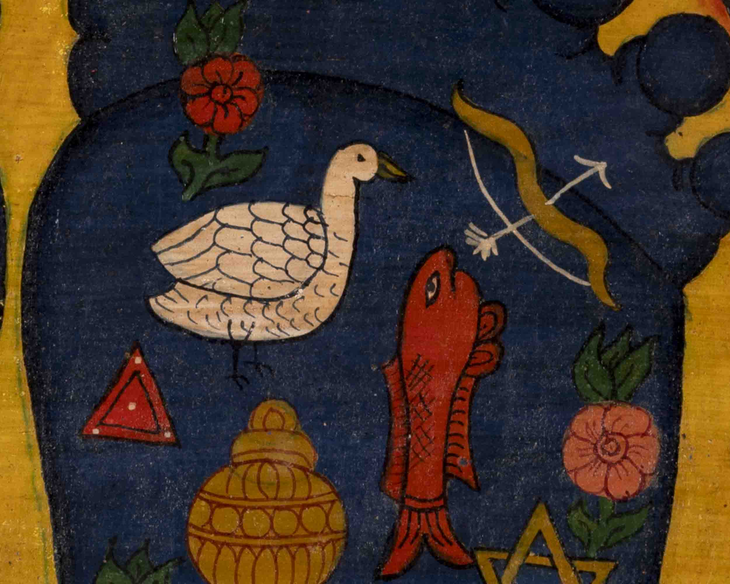 Gautam Buddha's Feet Thangka | Religious Artwork | Wall Decors