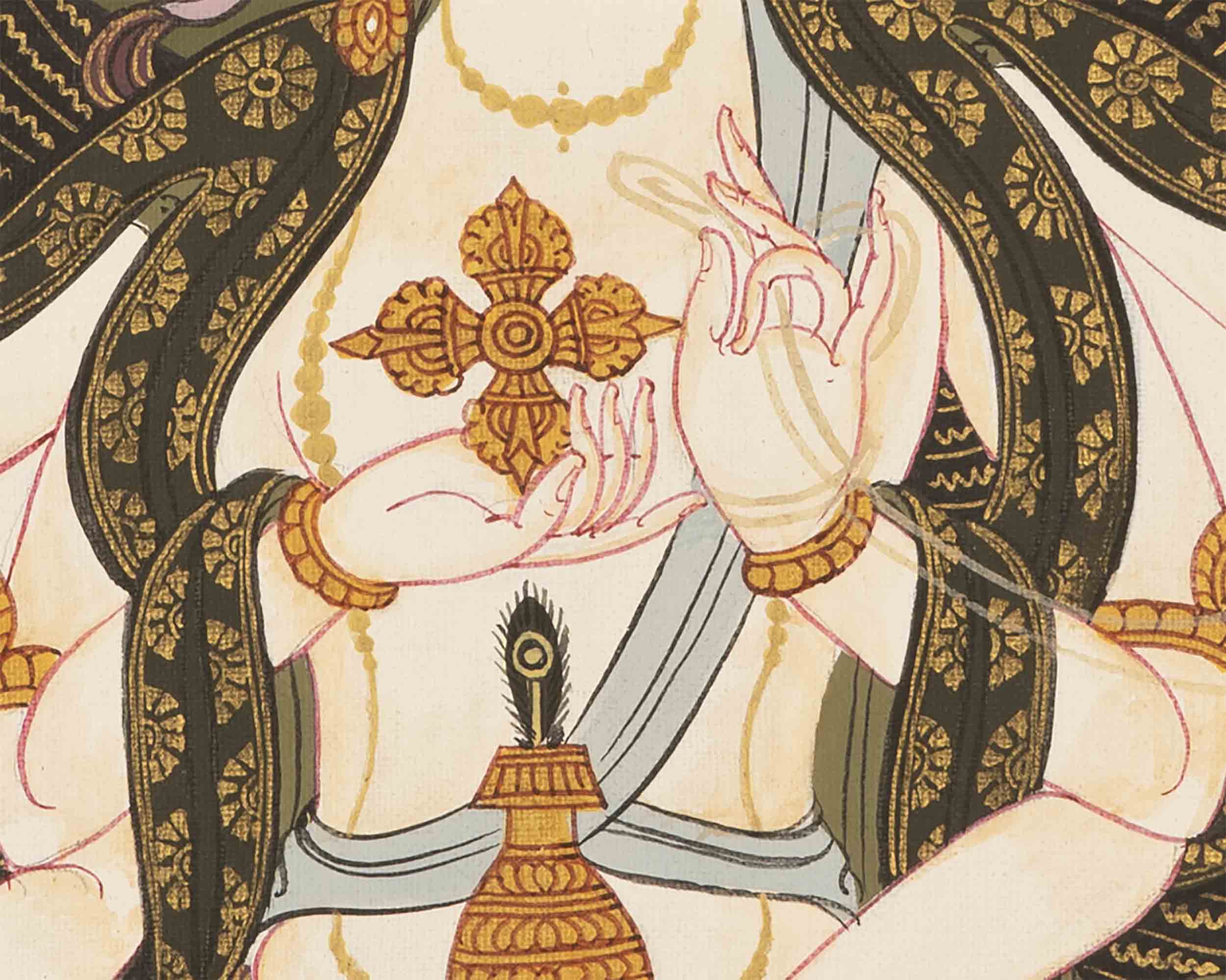 Namgyalma Thangka | Buddhist Traditional Artwork | Wall Hanging Decors