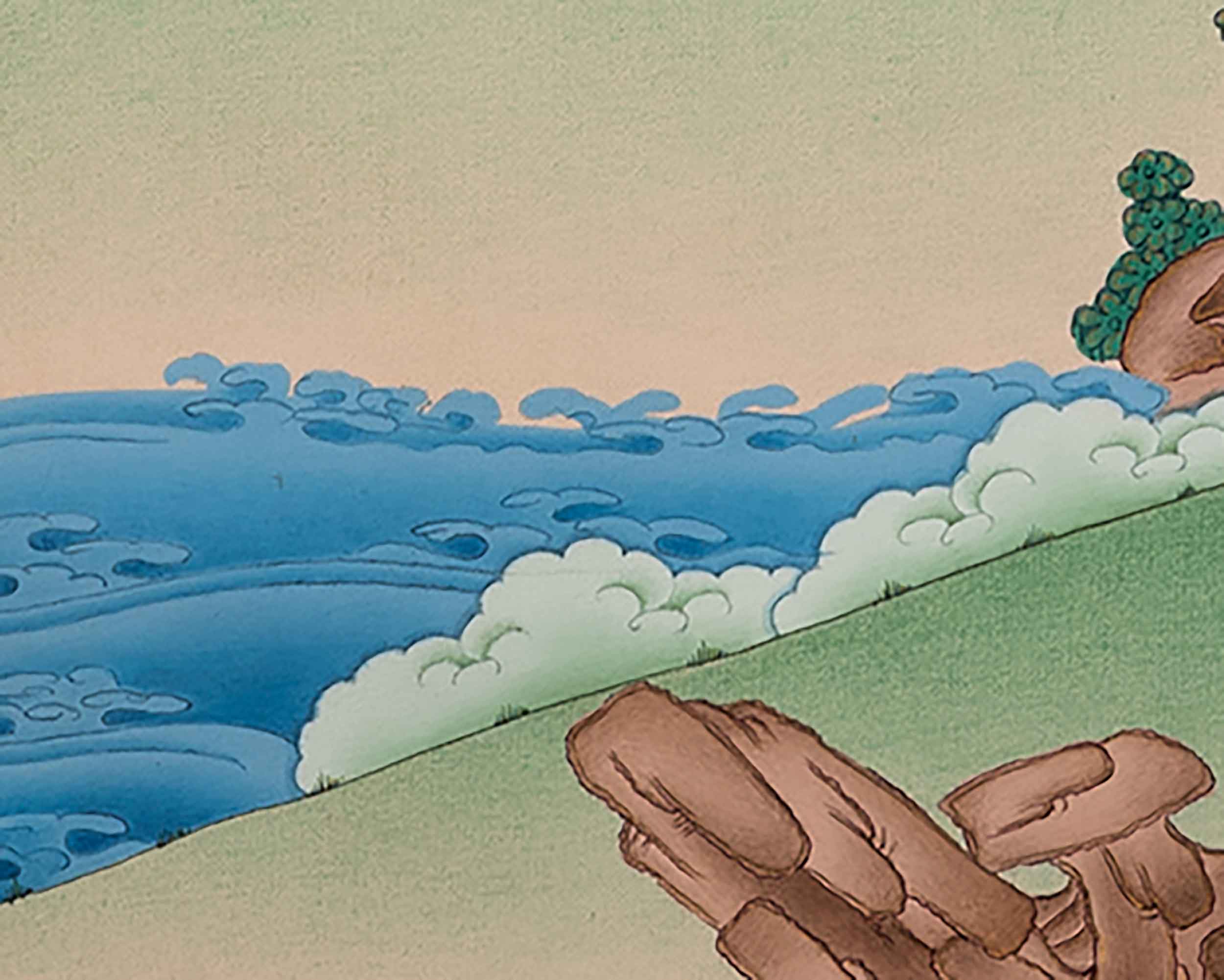 Hand Painted Mahakala Thangka Painting | Tibetan Mahakala Art For Buddhist Practice