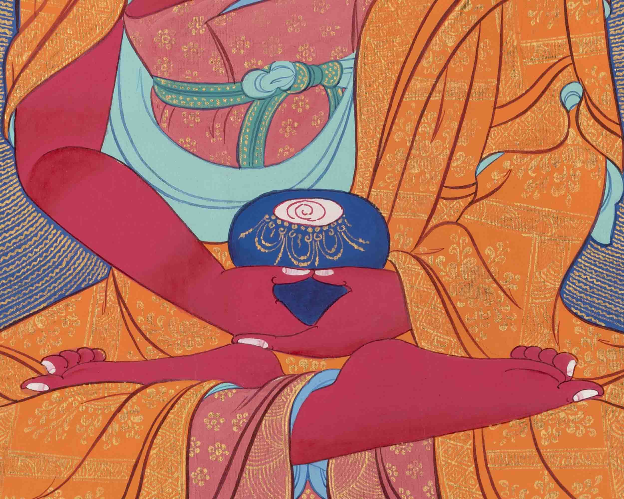 Religious Amitabha Buddha Thangka | Buddhist Art