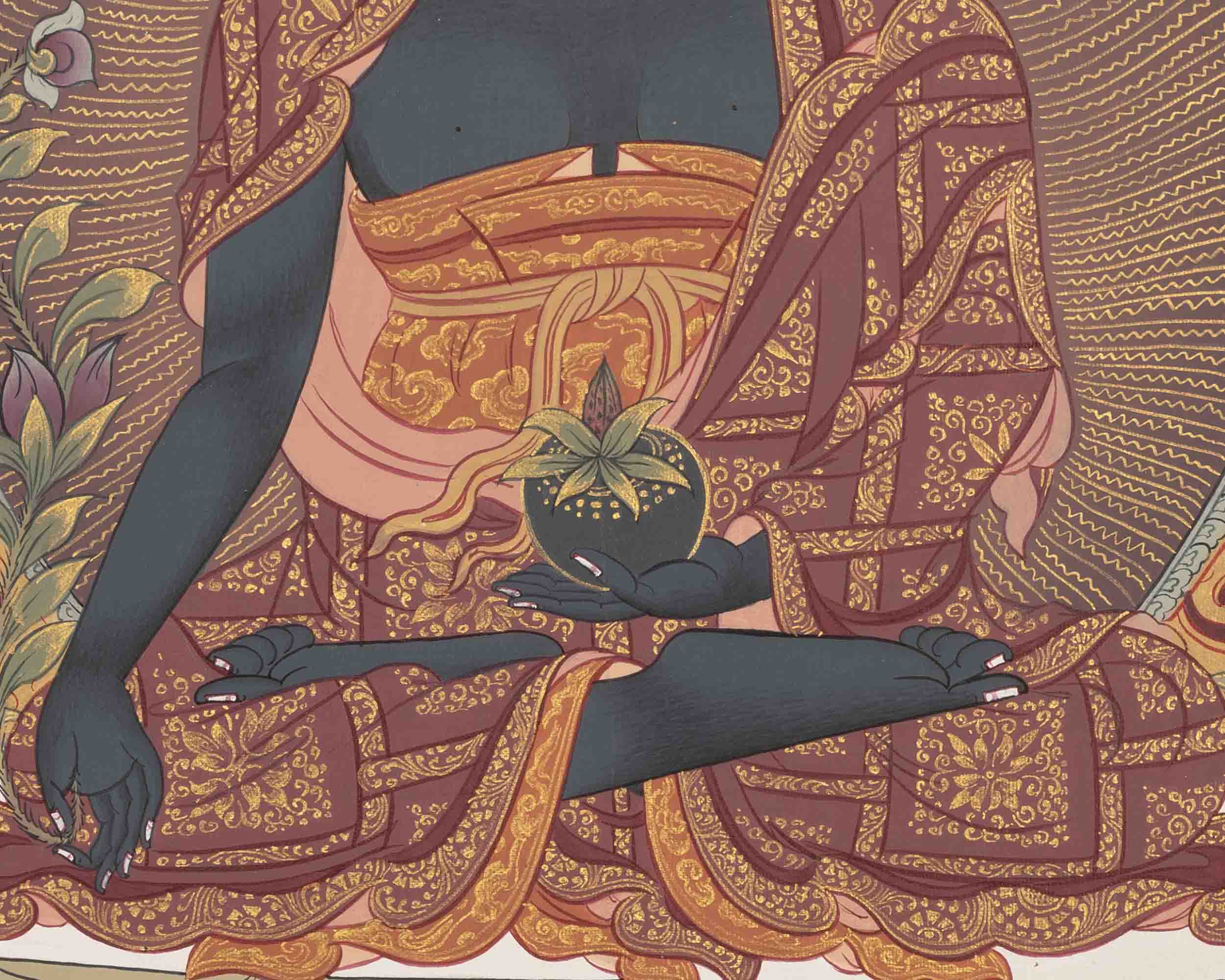 Medicine Buddha Thangka | Wall Decor Painting