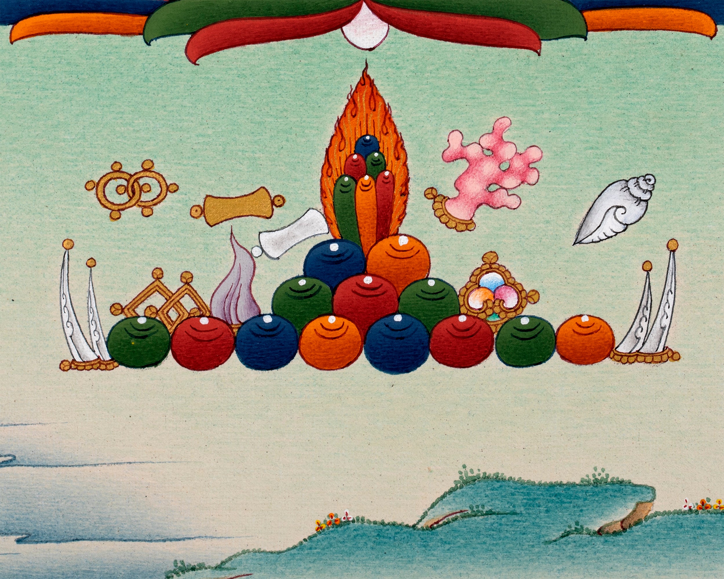 Vajradhara Buddha Thangka | Hand Painted Tibetan Art