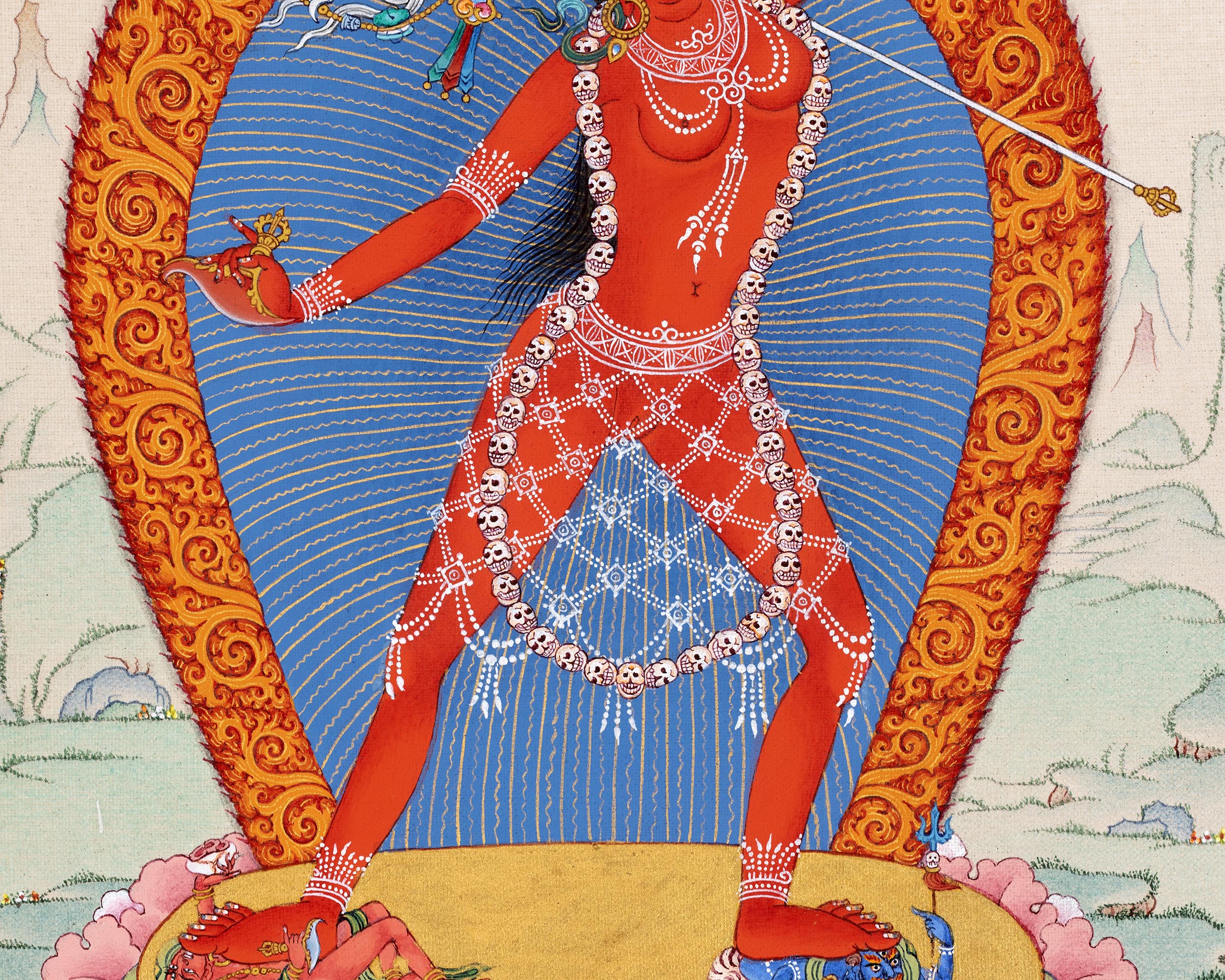 Vajrayogini Dakini Thangka | Hand Painted Tibetan Art