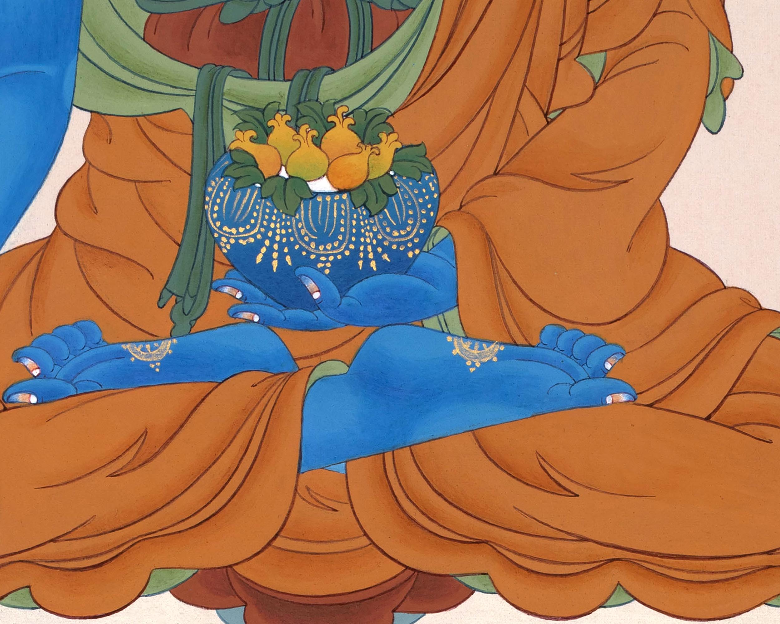 Medicine Buddha Thangka | Tibetan Buddhist Art