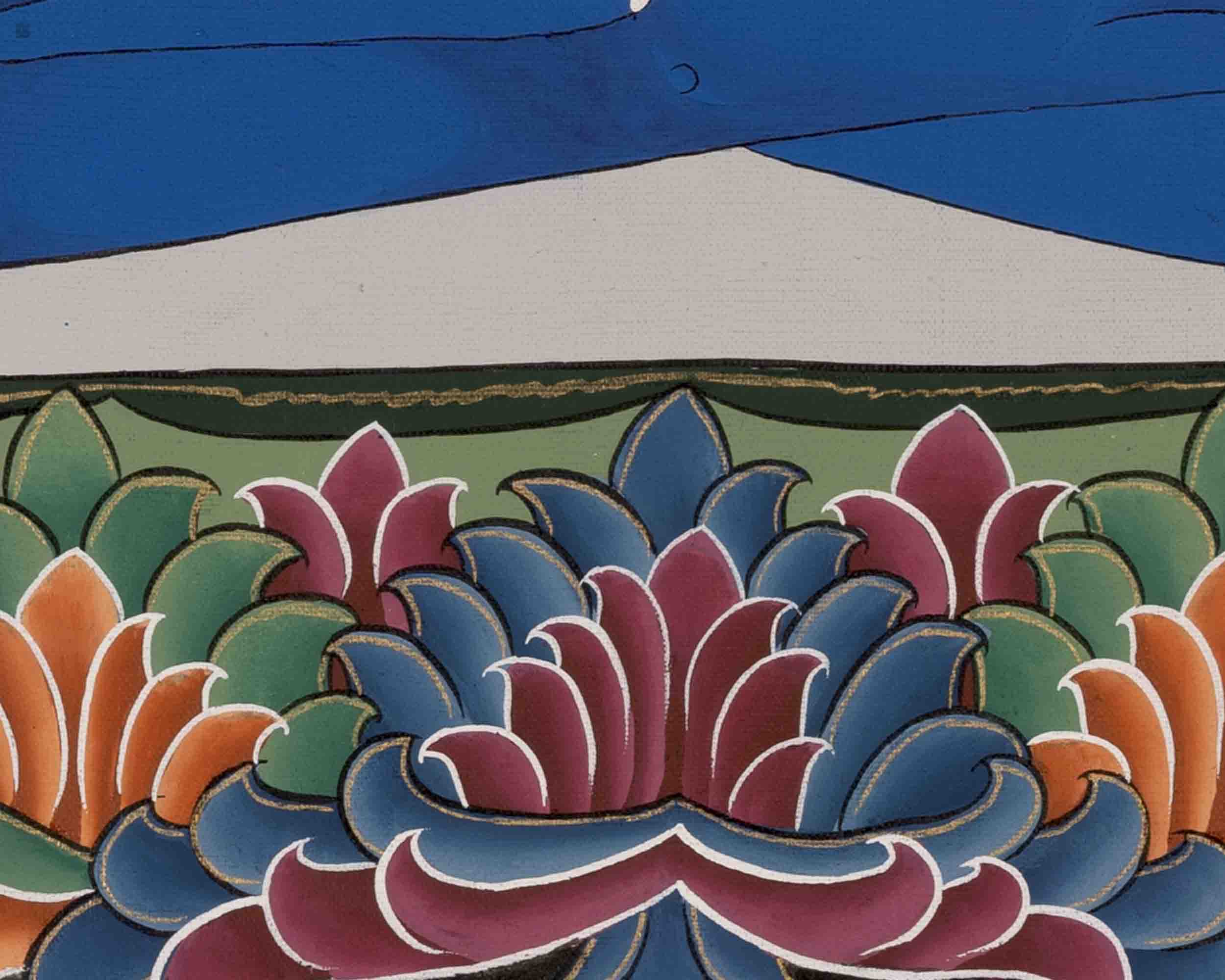Samantabhadra With Consort | Traditional Art | Wall Decors