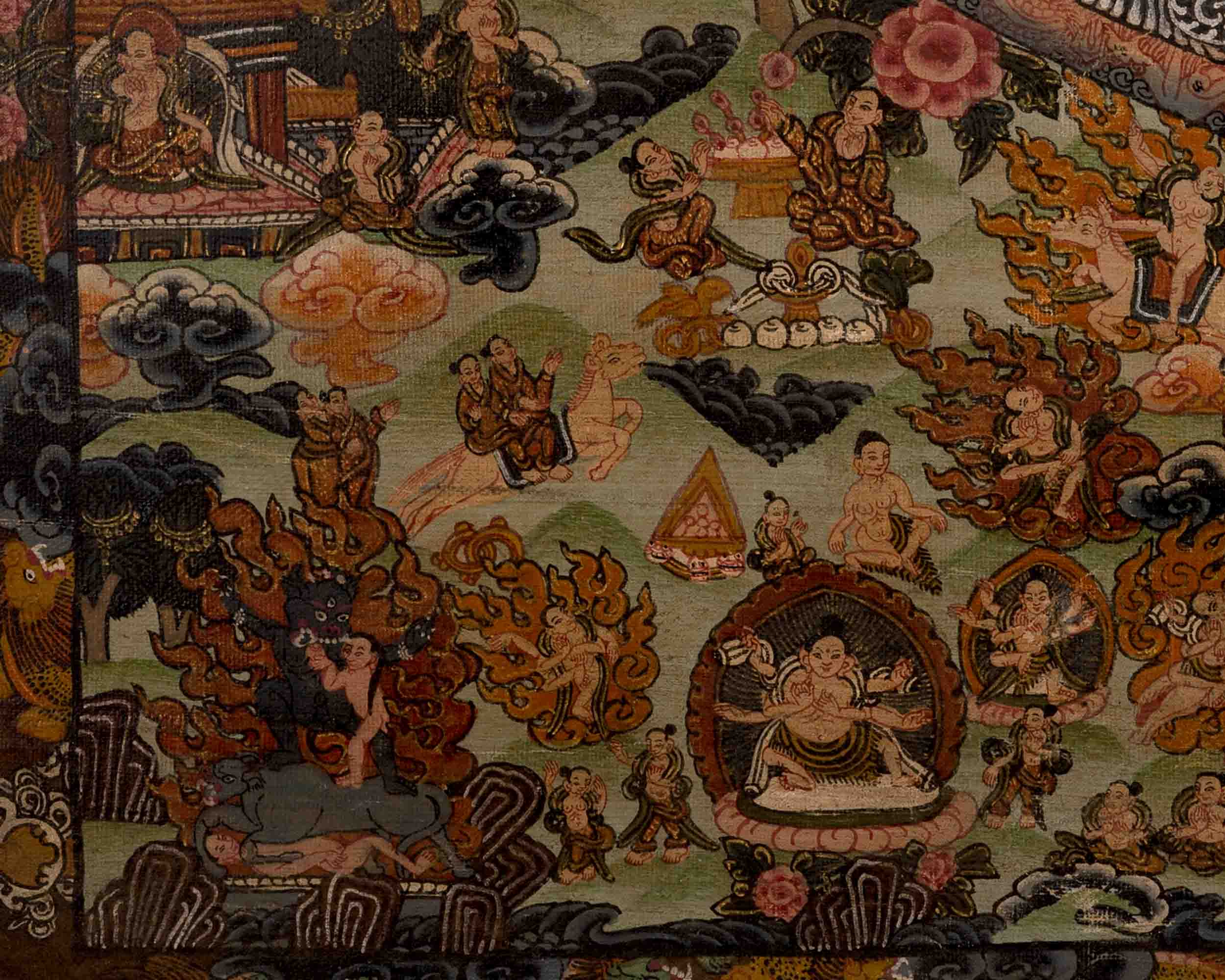 Shakyamuni Buddha Mandala | Traditional Thangka Painting | Wall Decors