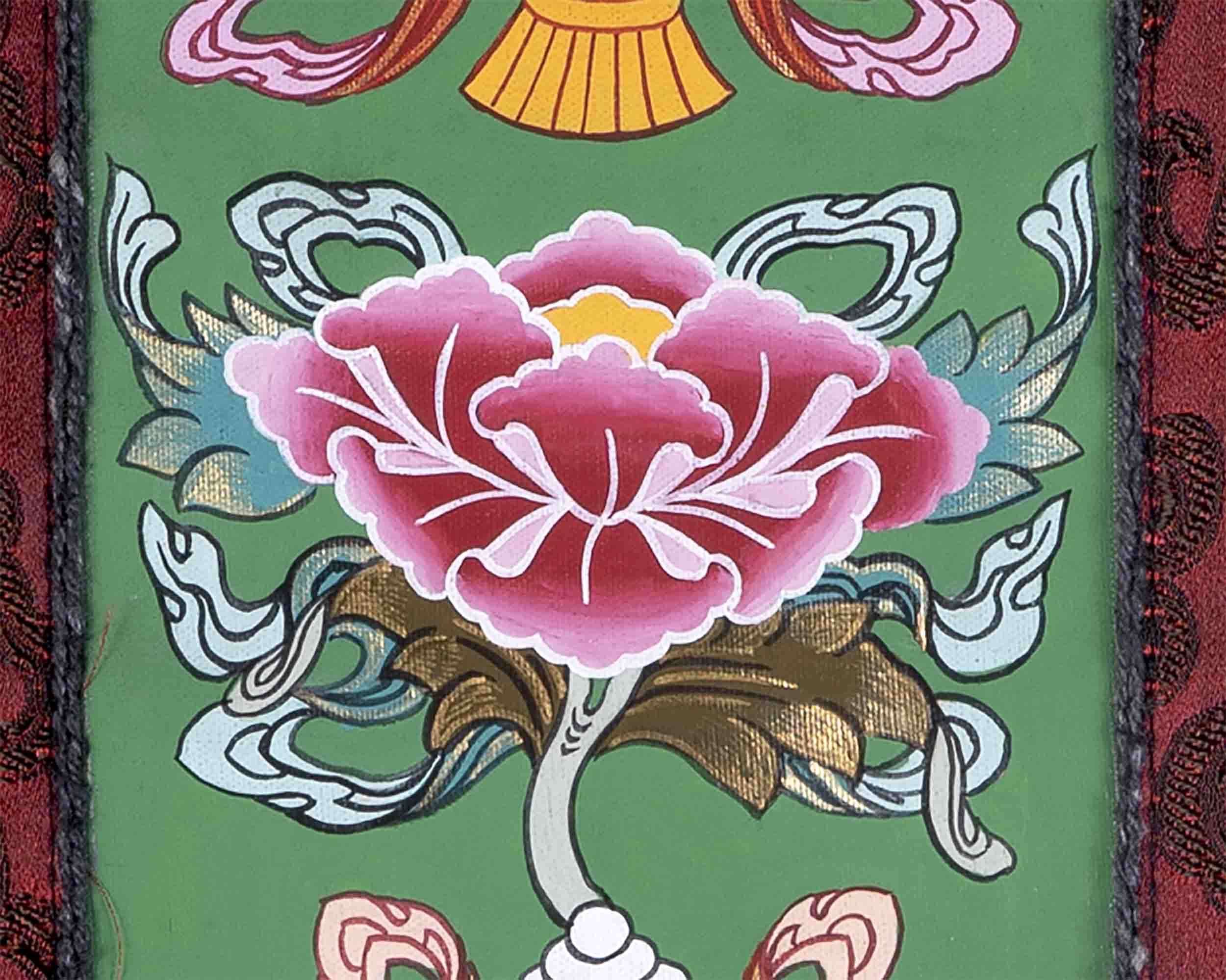 Kalachakra Mantra Thangka | Mindfulness Meditation Object