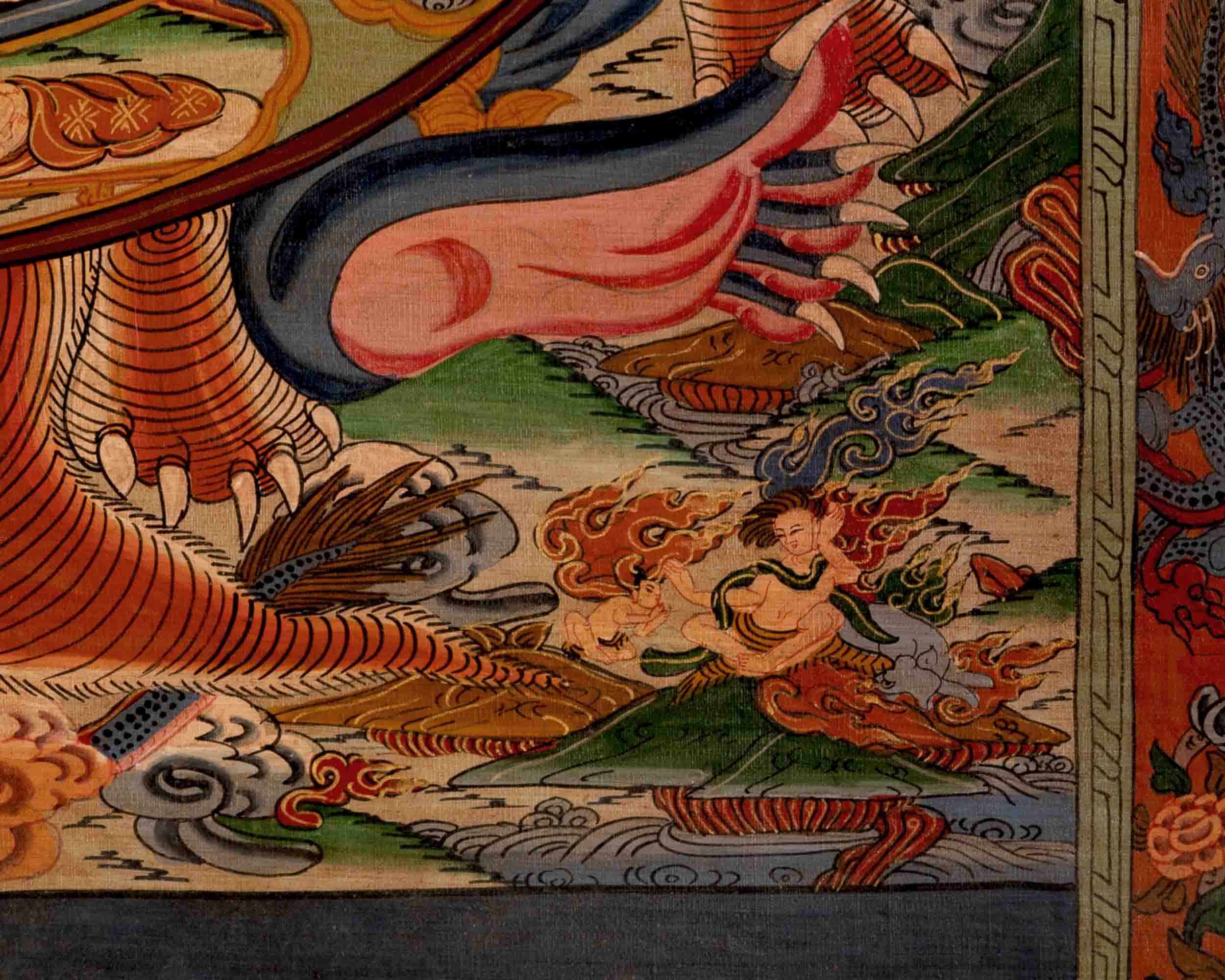 Wheel of Life | Tibetan Traditional Thangka | Wall Decors