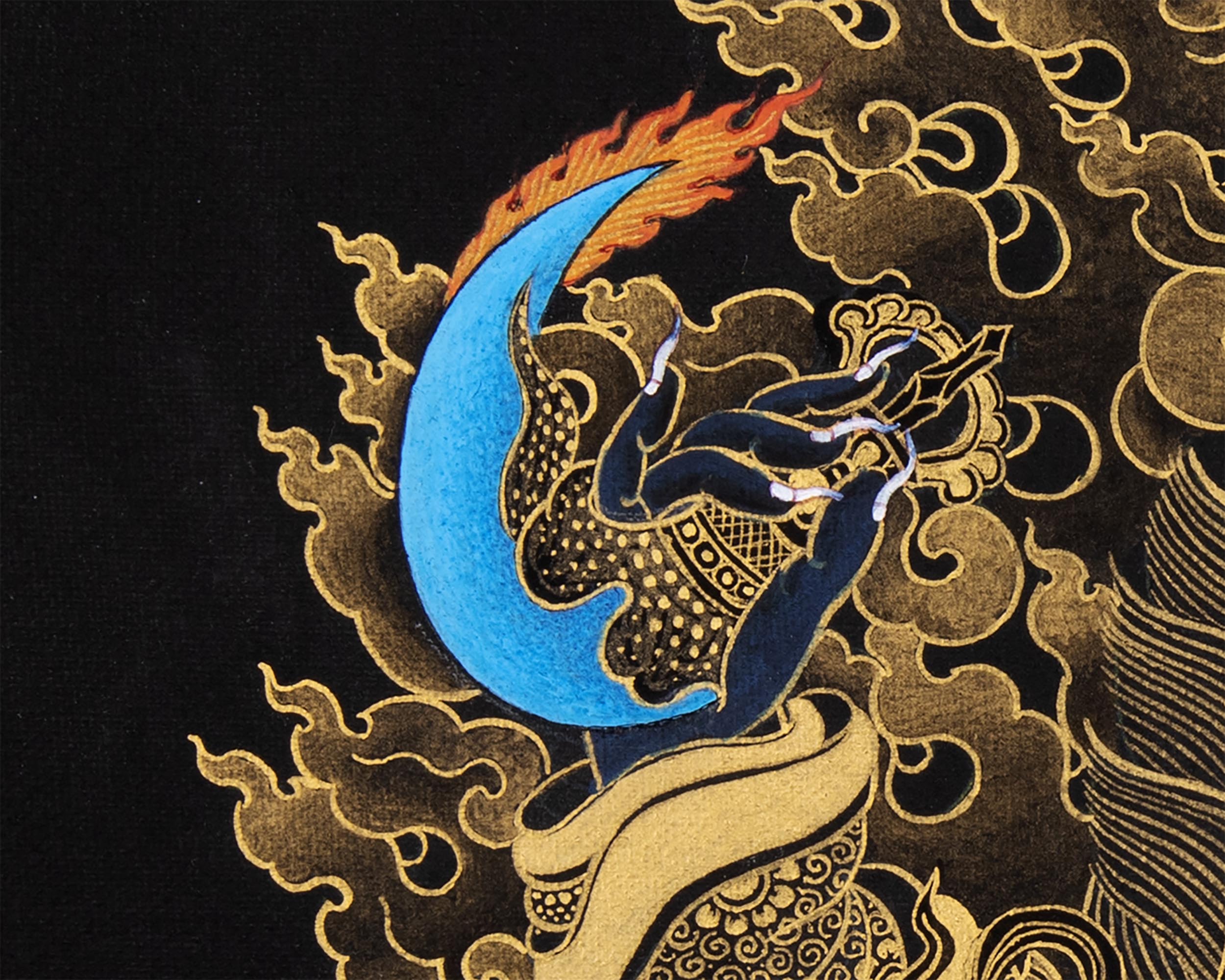 Dorje Bernakchen | The Great Black Cloak | Mahakala Thangka