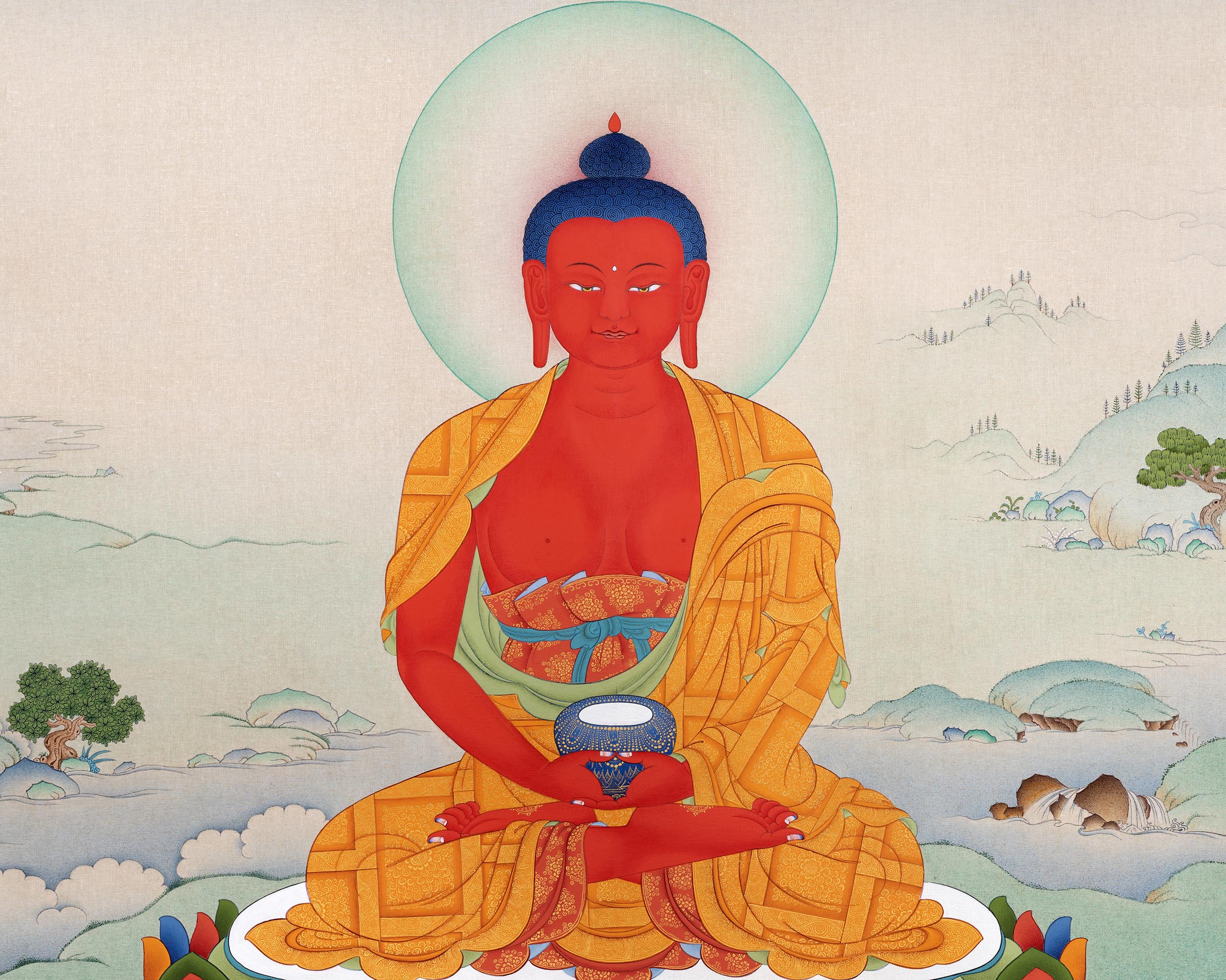 Buddha print