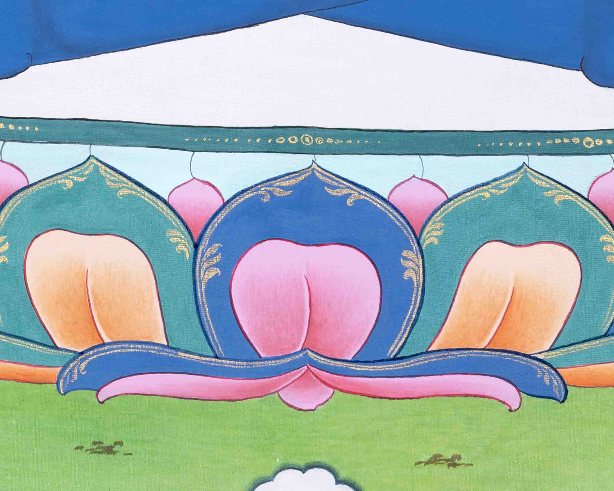 Yab Yum Buddha Thangka | Samantabhadra | Traditional Wall Decors
