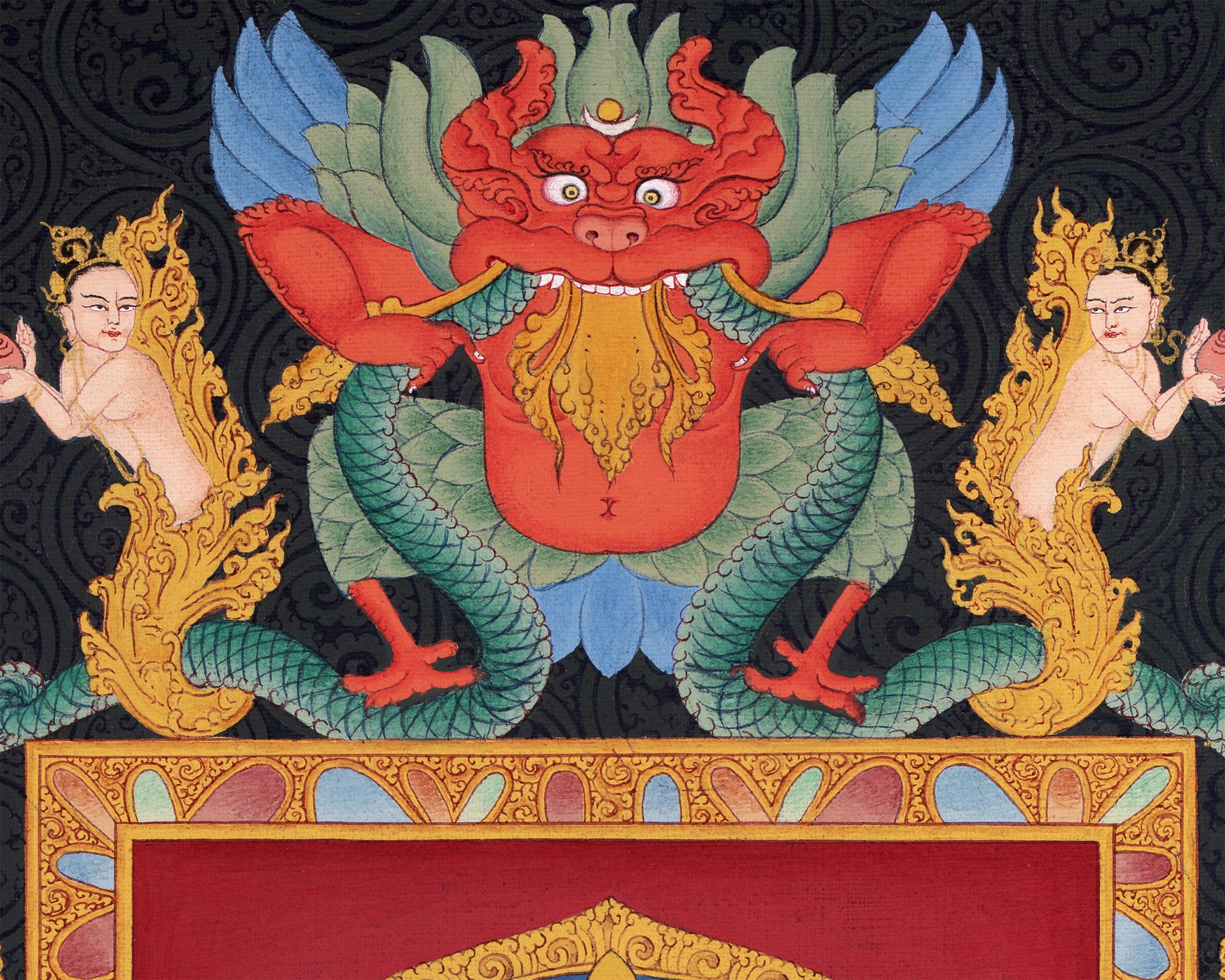 Buddha Shakyamuni Thangka | Traditional Kadampa Style