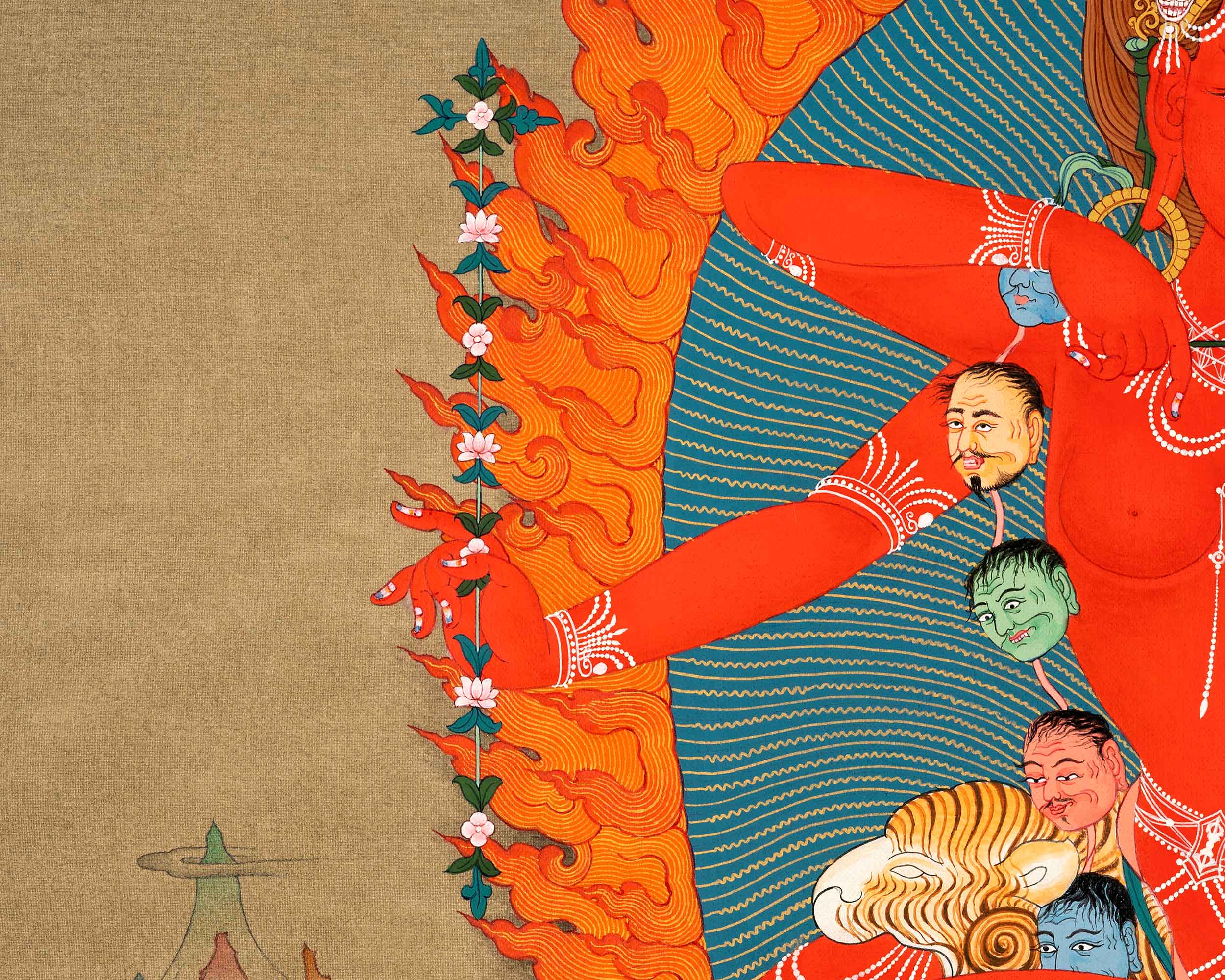 Kurukulla Thangka | Traditionally Hand Painted Art