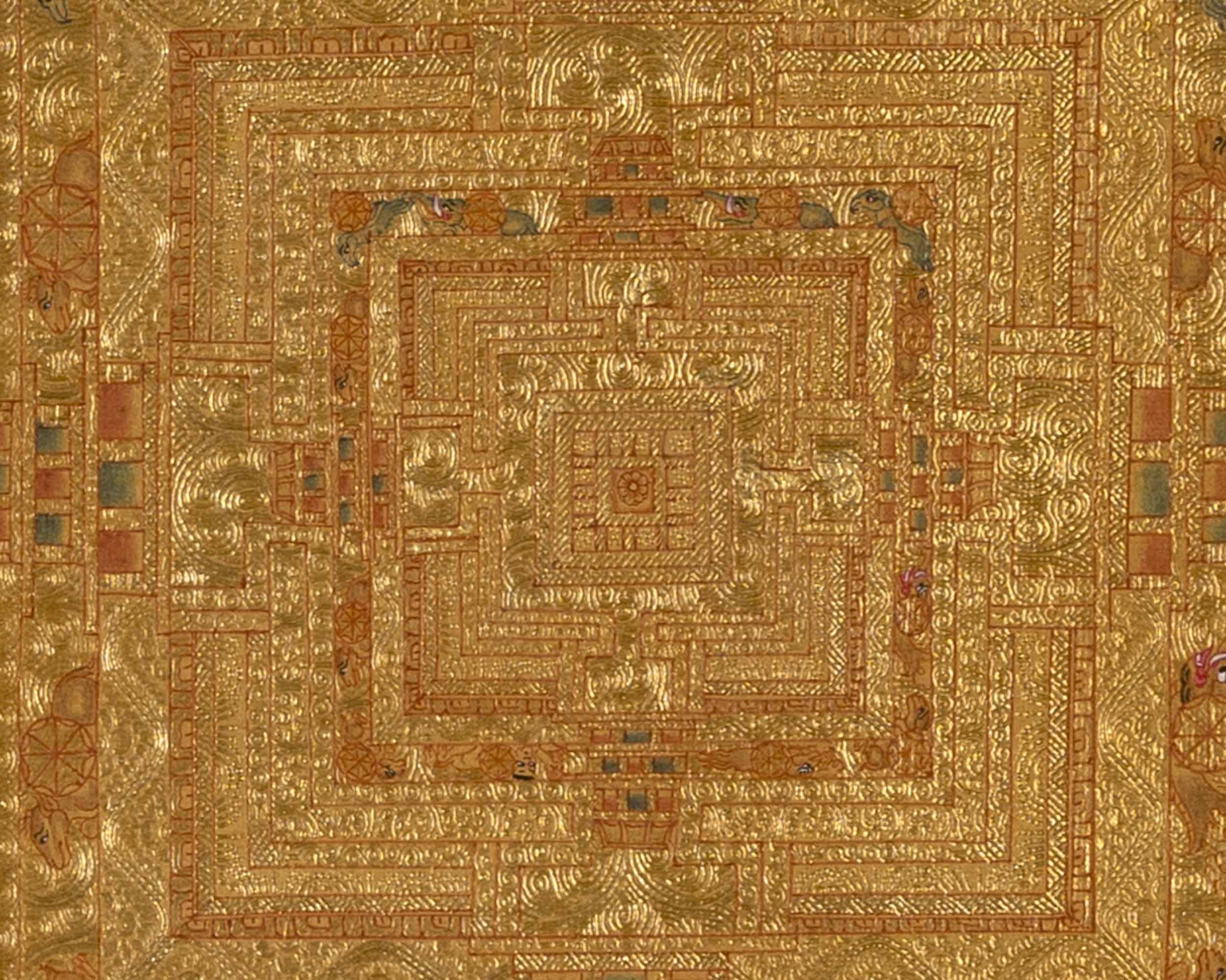 Kalachakra Mandala Thangka Painting | Mandala Design