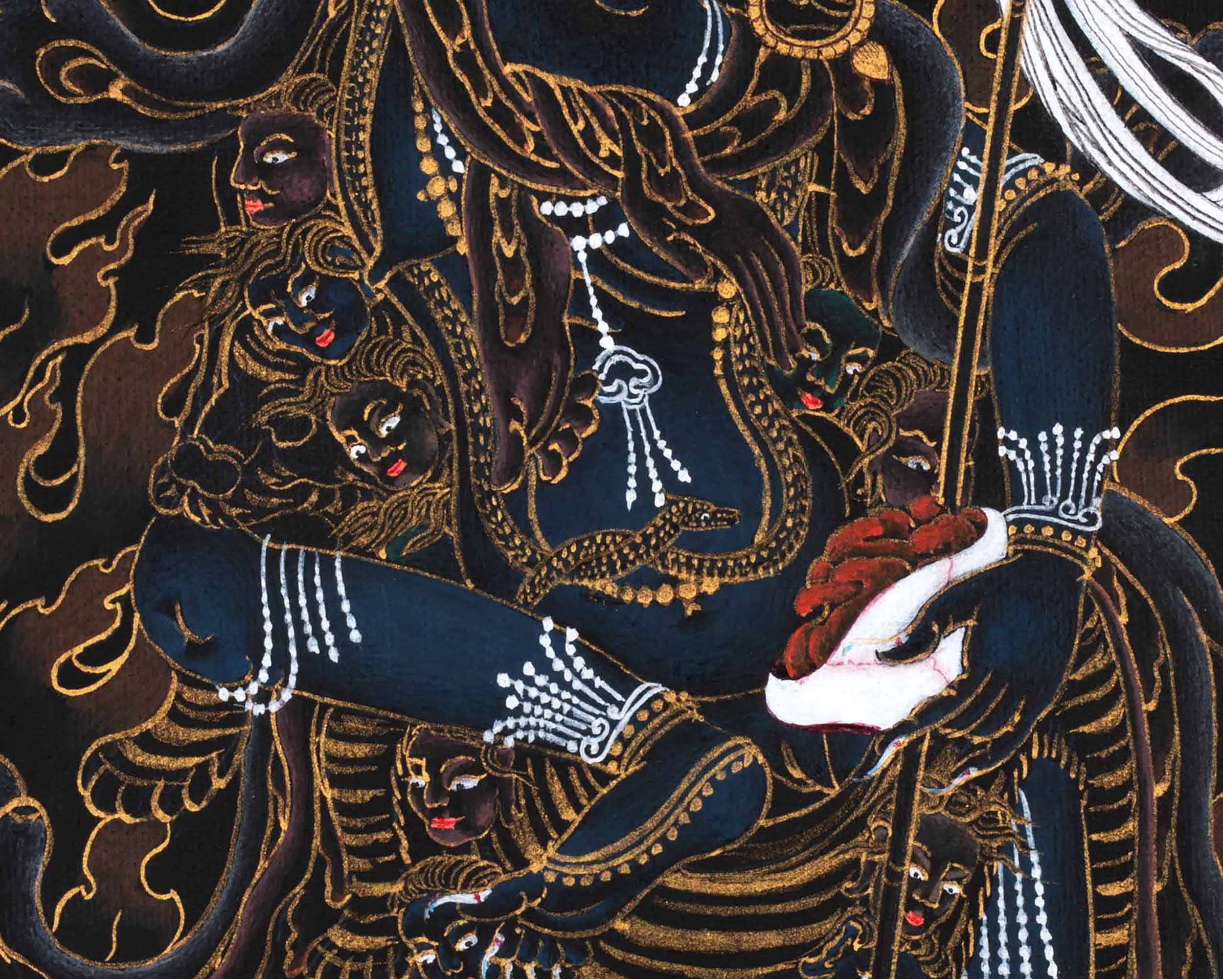 Himalayan Dakini Art For Troma Nagmo Mantra Practice | Feminine Embodiment Of Wisdom