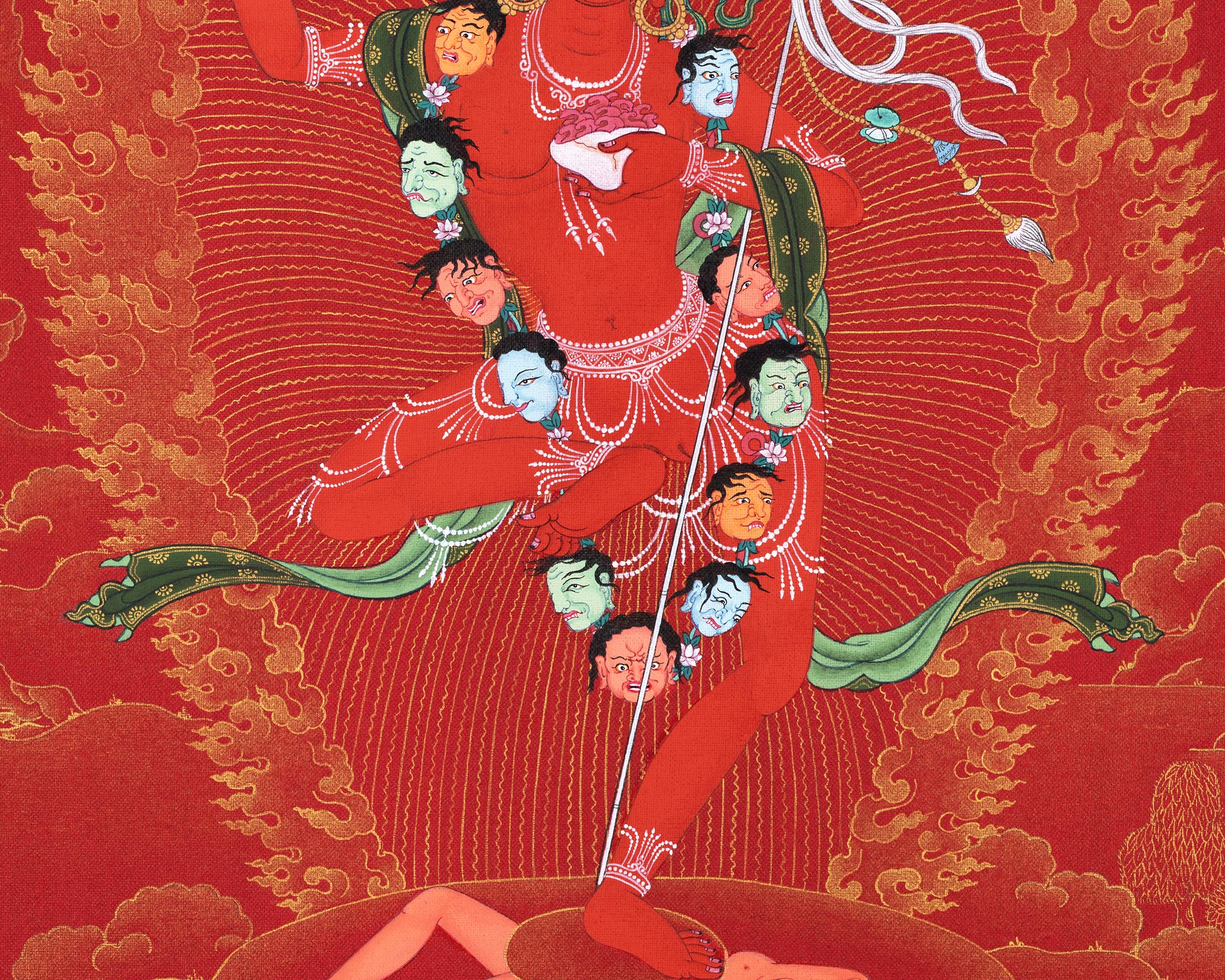 Vajravarahi Thangka | Tibetan Dorje Phagmo Painting