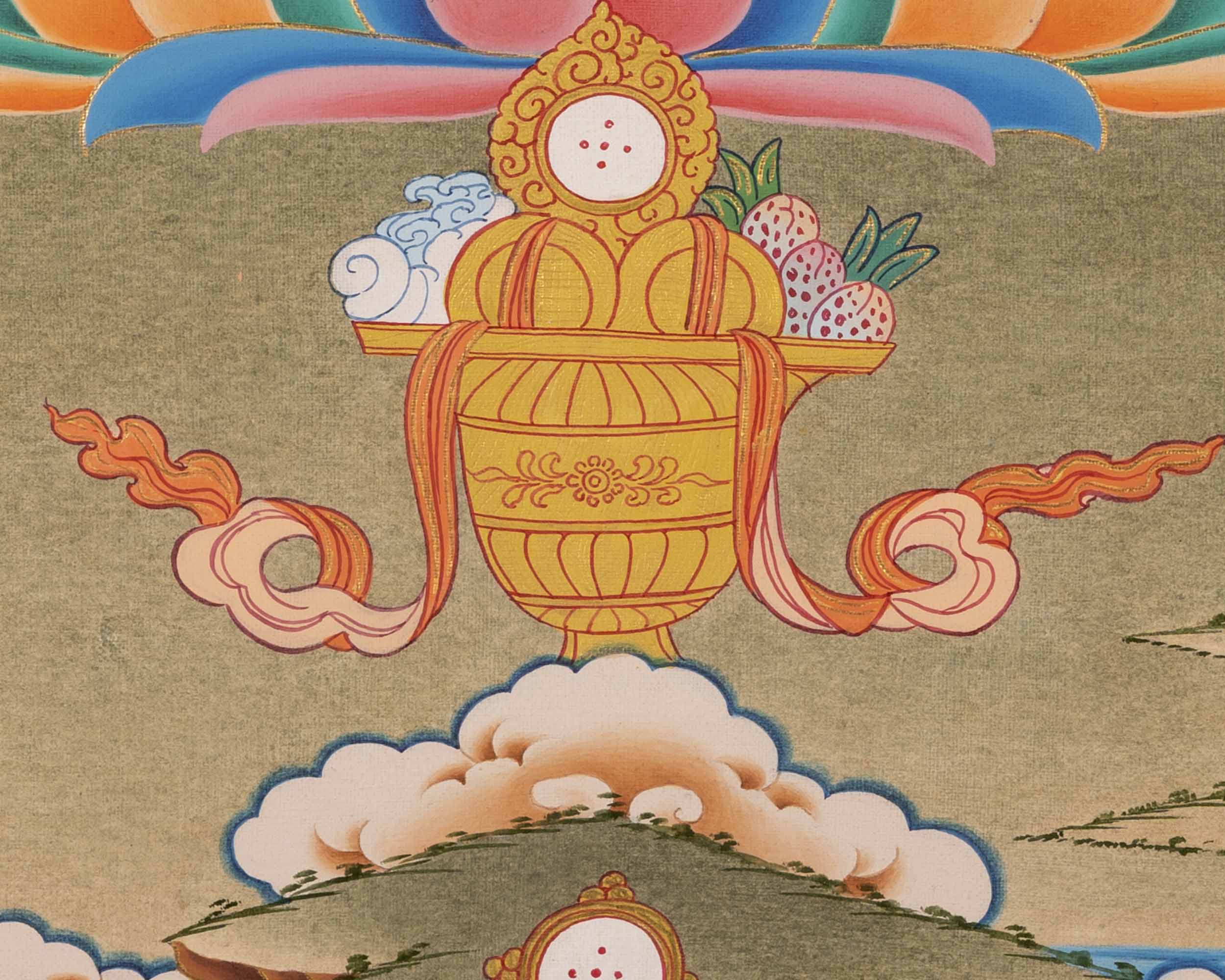 Samantabhadra Bodhisattva Thangka | Aspiration Prayer Buddha