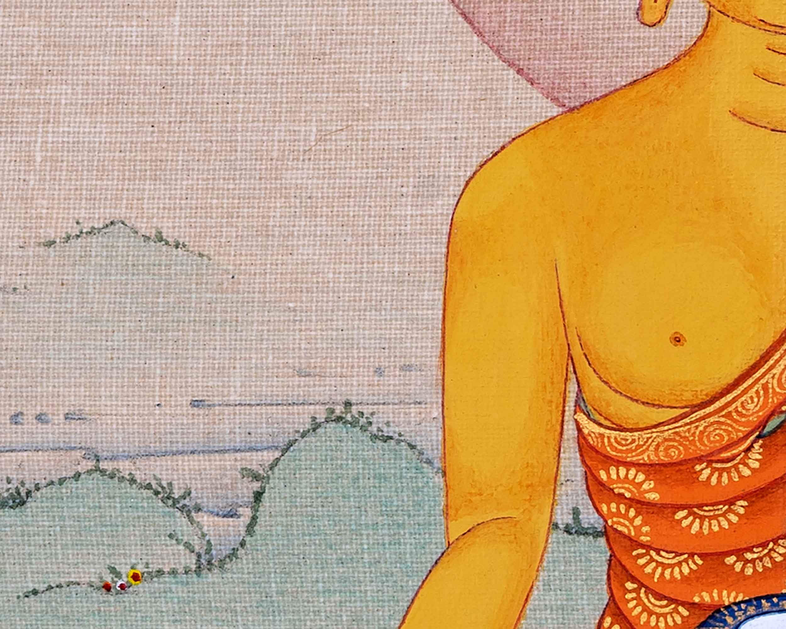 Buddha Thangka Painting | Himalayan Shakyamuni Painting