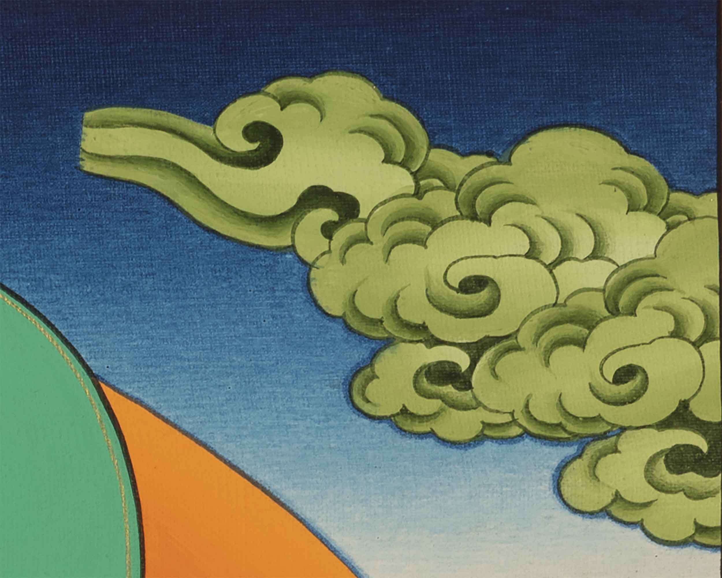 Samantabhadra Buddha Thangka | Wall Hanging Art