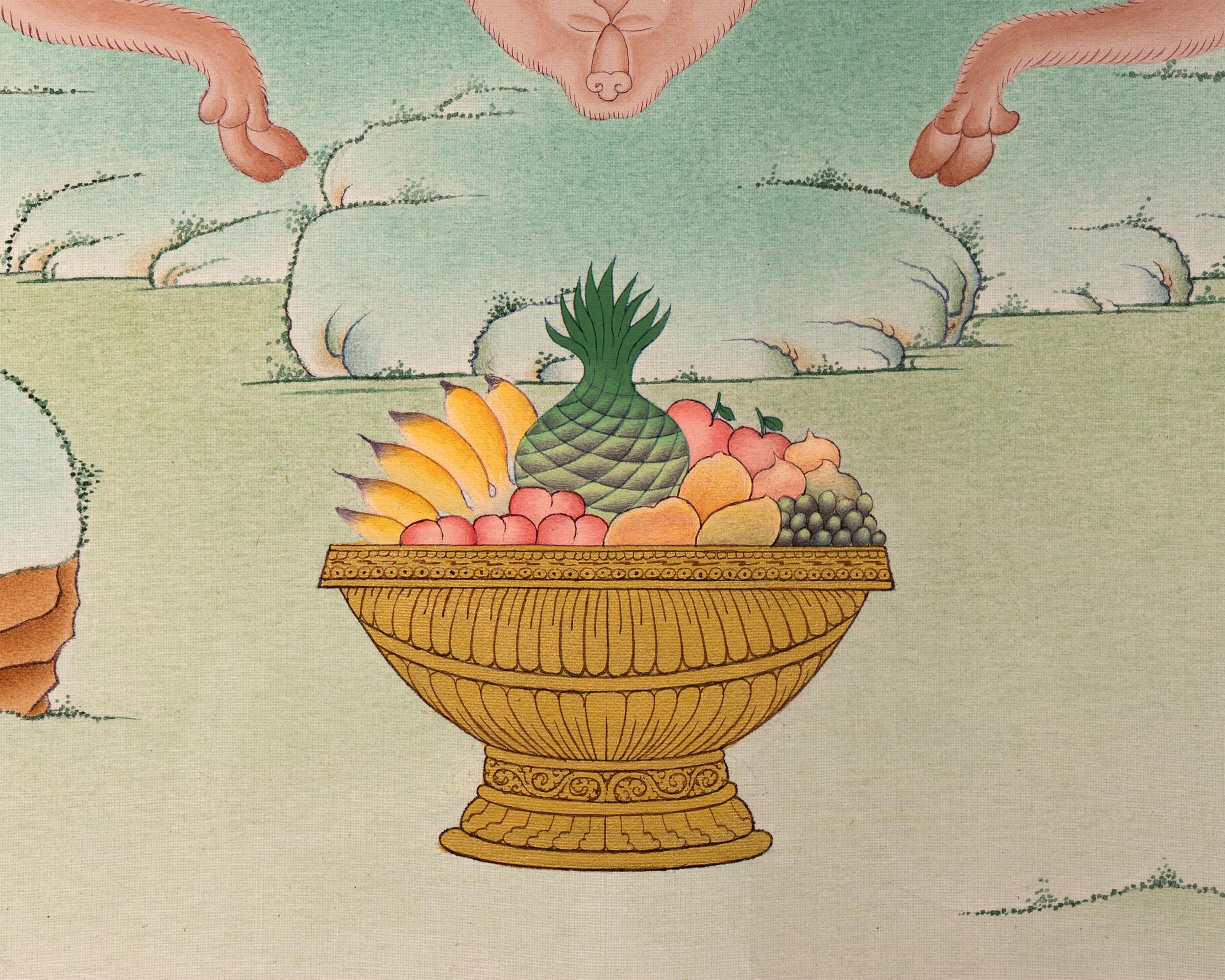 Milarepa Thangka | Tibetan Buddhist Master Painting