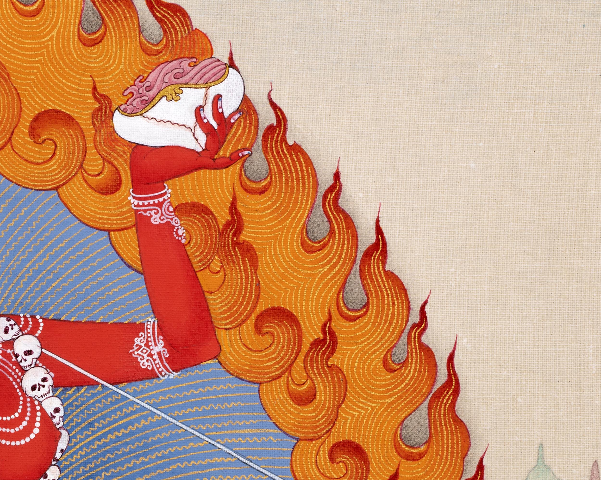 Vajrayogini Thangka | Wrathful Dakini | Female Yidam