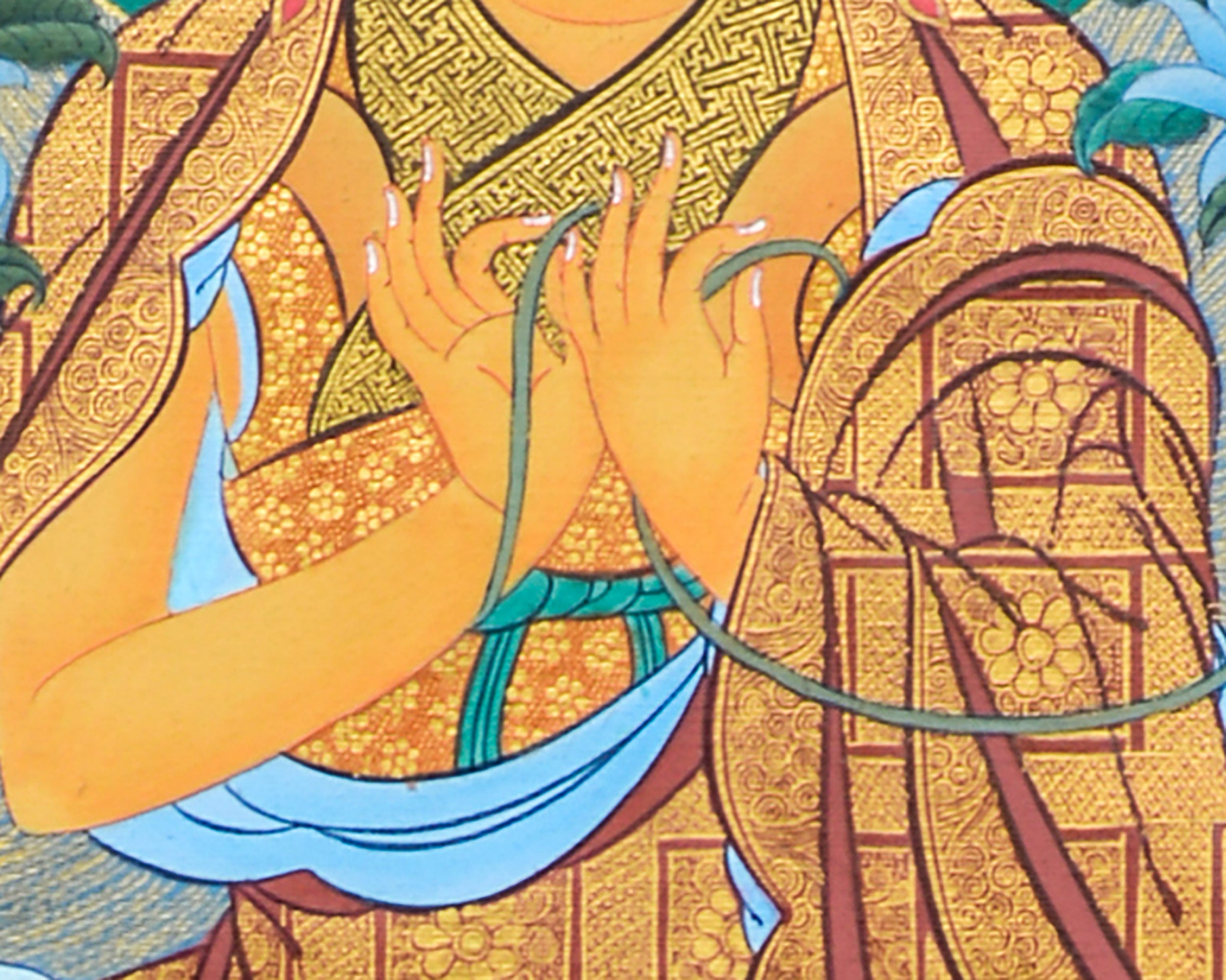 Sakya Pandita Thangka | Handmade Tibetan Art | Buddhist Painting