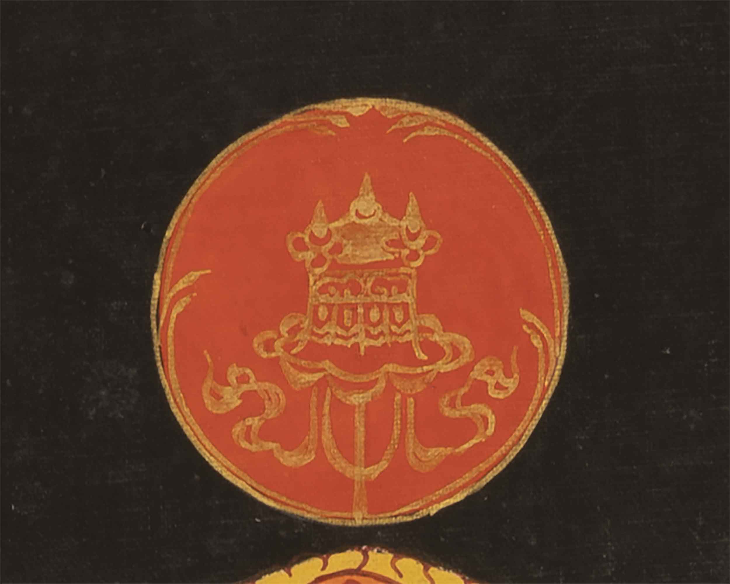 Eight Auspicious Symbol Thangka | Religious Mantra Art