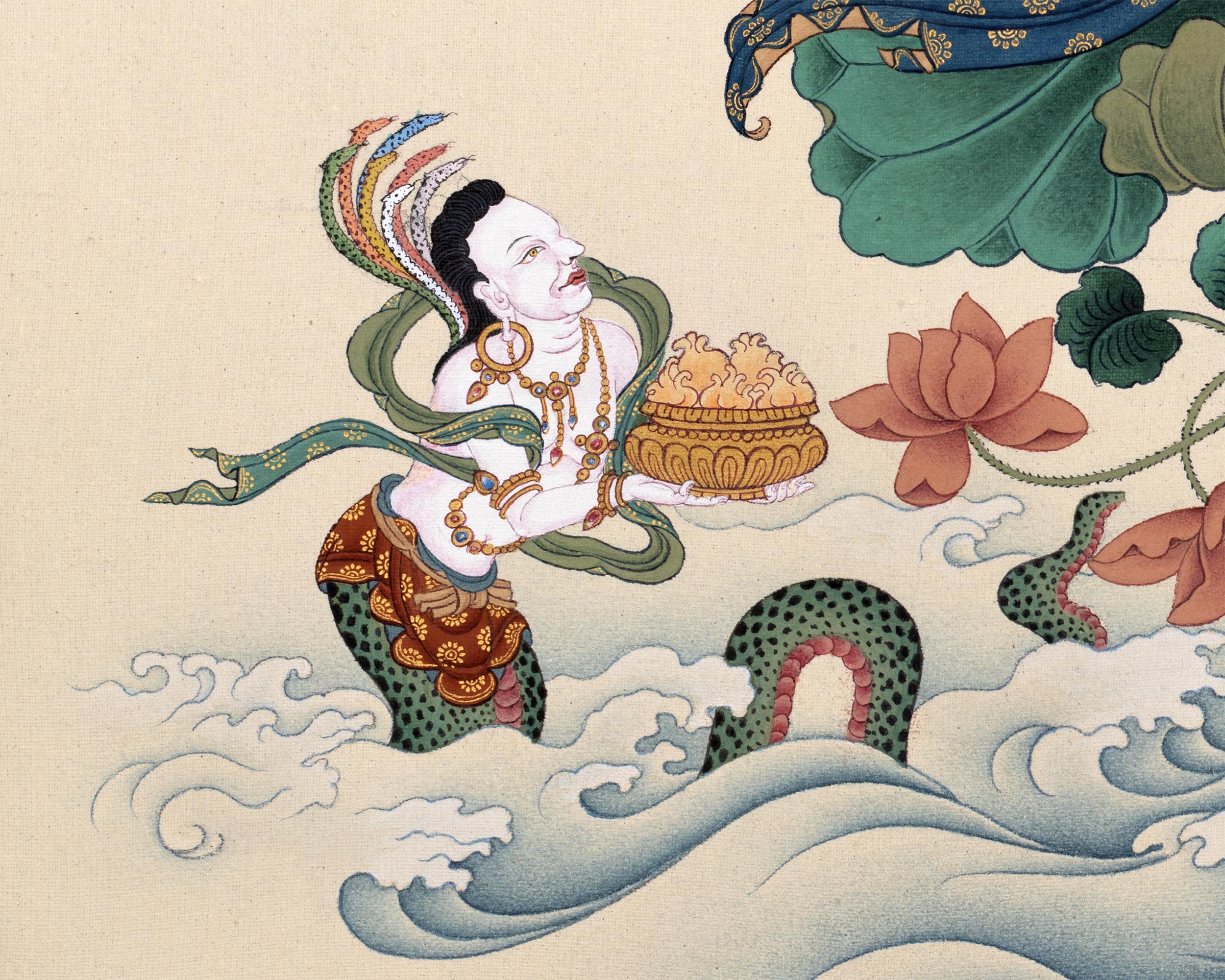 Green Tara Thangka | Bodhisattva Art