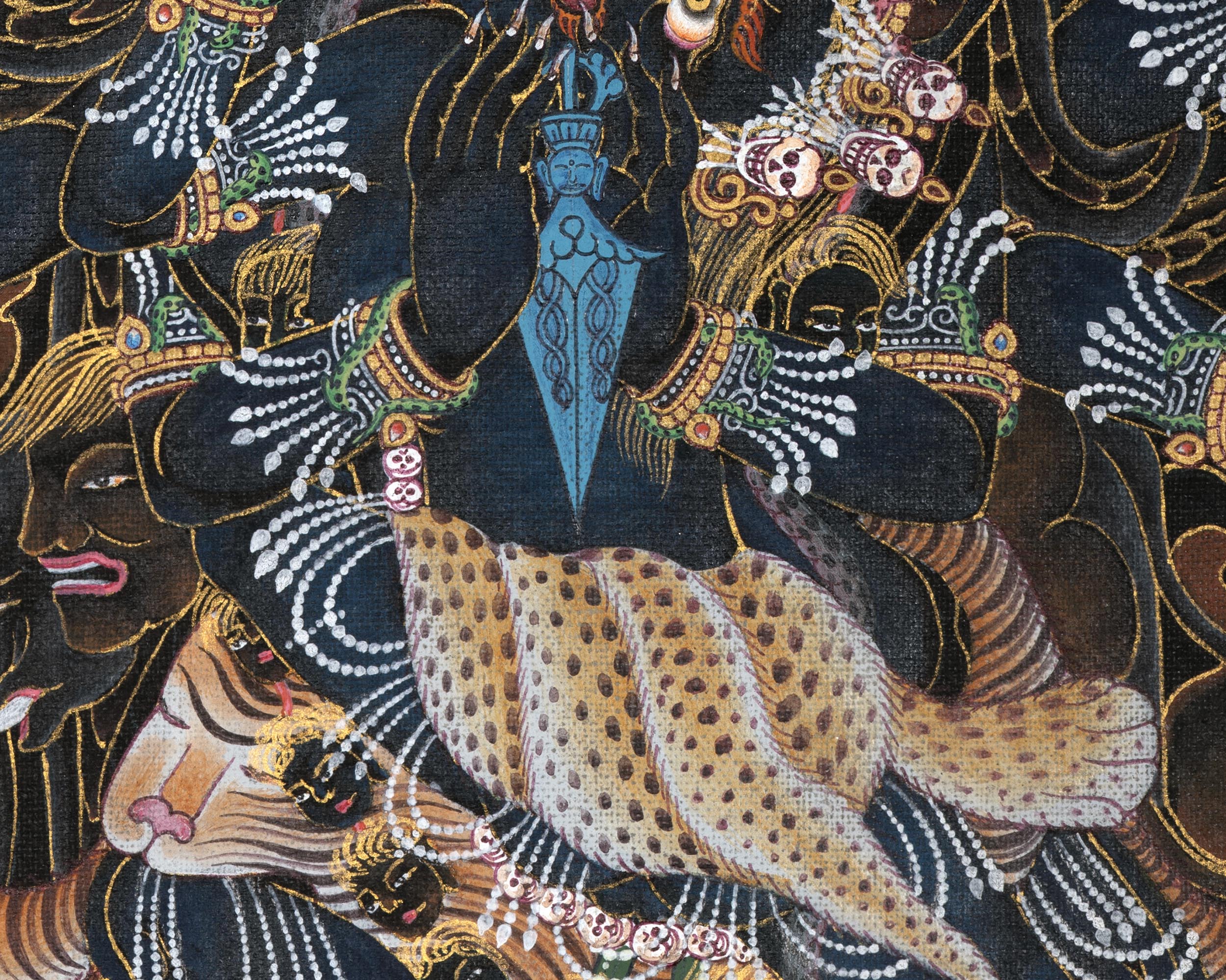 Phurba Vajrakilaya Thangka | Traditional Buddhist Art
