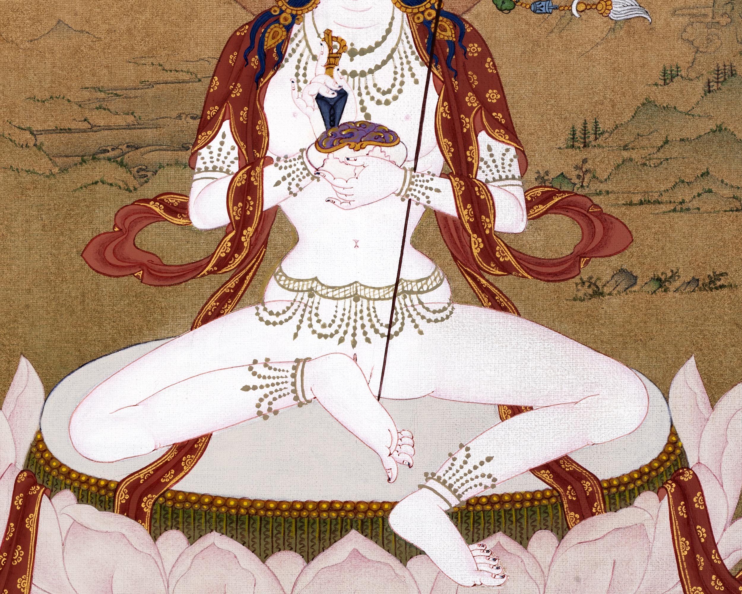 Yeshe Tsogyal | Dakini Thangka | Tibetan Buddhist Art