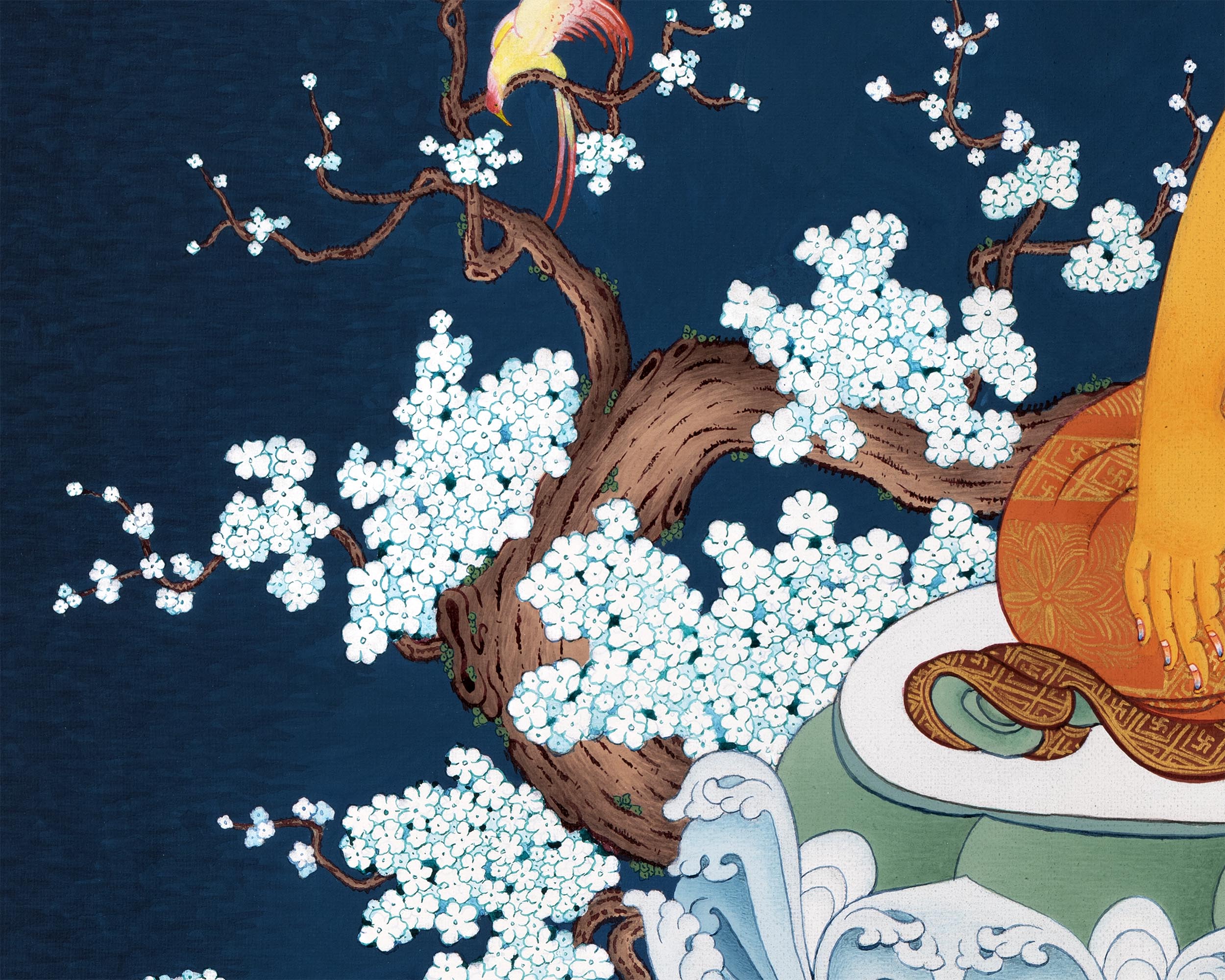 Shakyamuni Buddha Thangka | Siddhartha Gautama | Buddhist Art