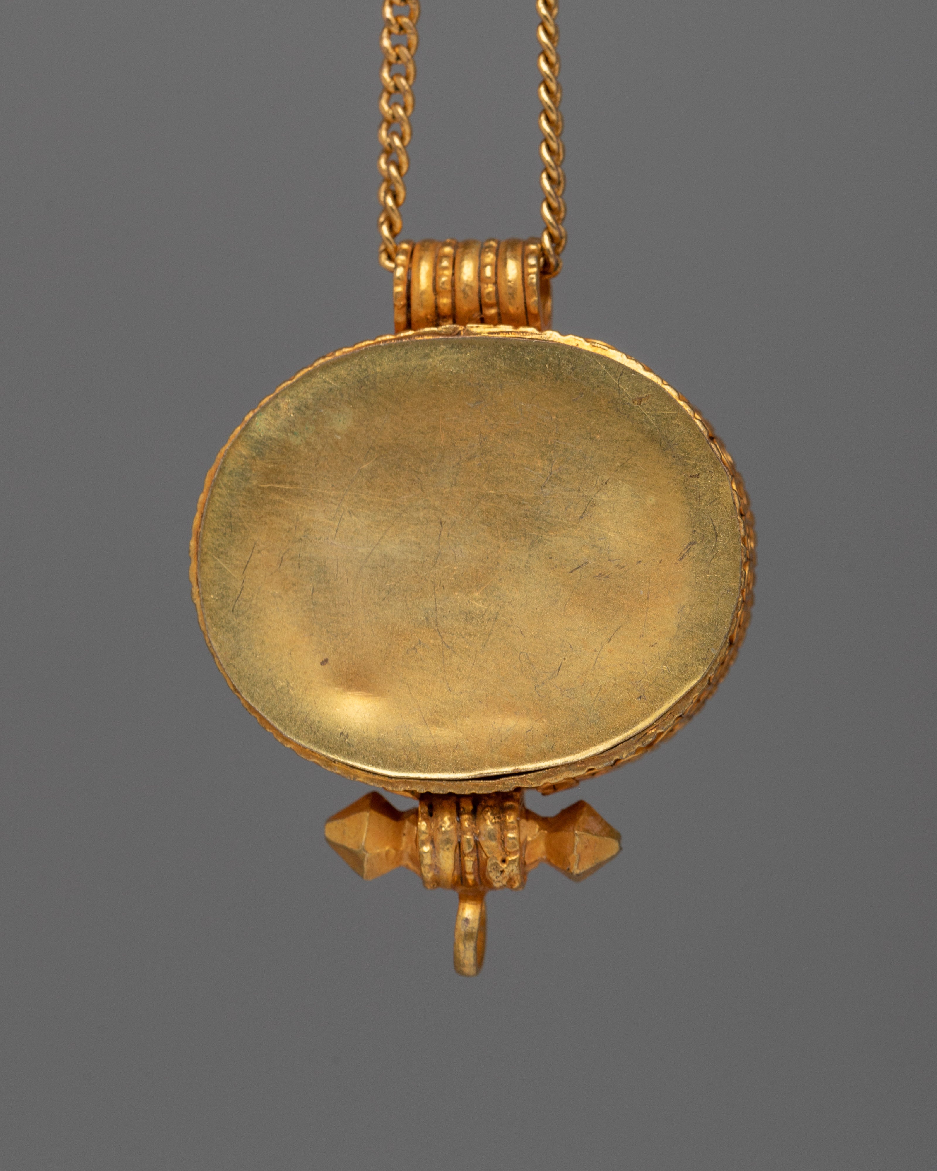 Copper Ghau Locket | Traditional Tibetan Amulet Box