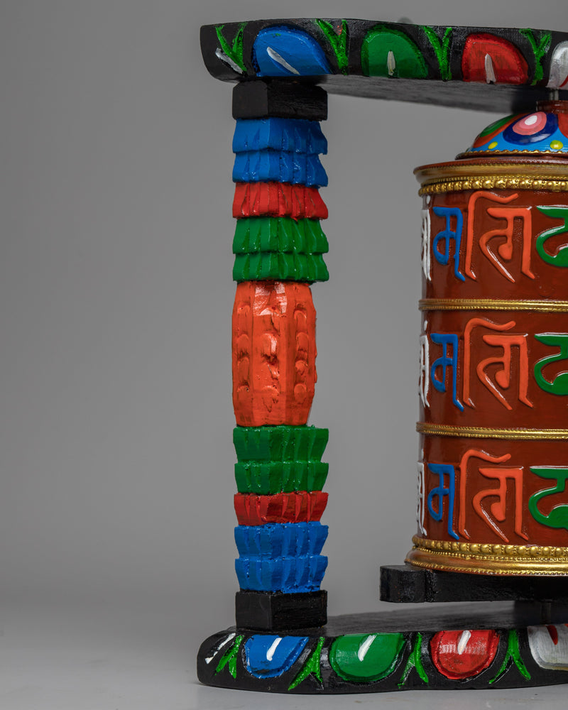 Tibetan Buddhist Prayer Wheel | Buddhist Meditation Spinner