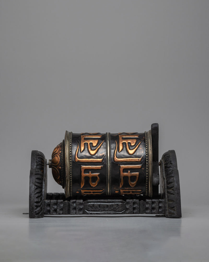 Tibetian Prayer Wheel |  Buddhist Ritual Object for Home and Practice