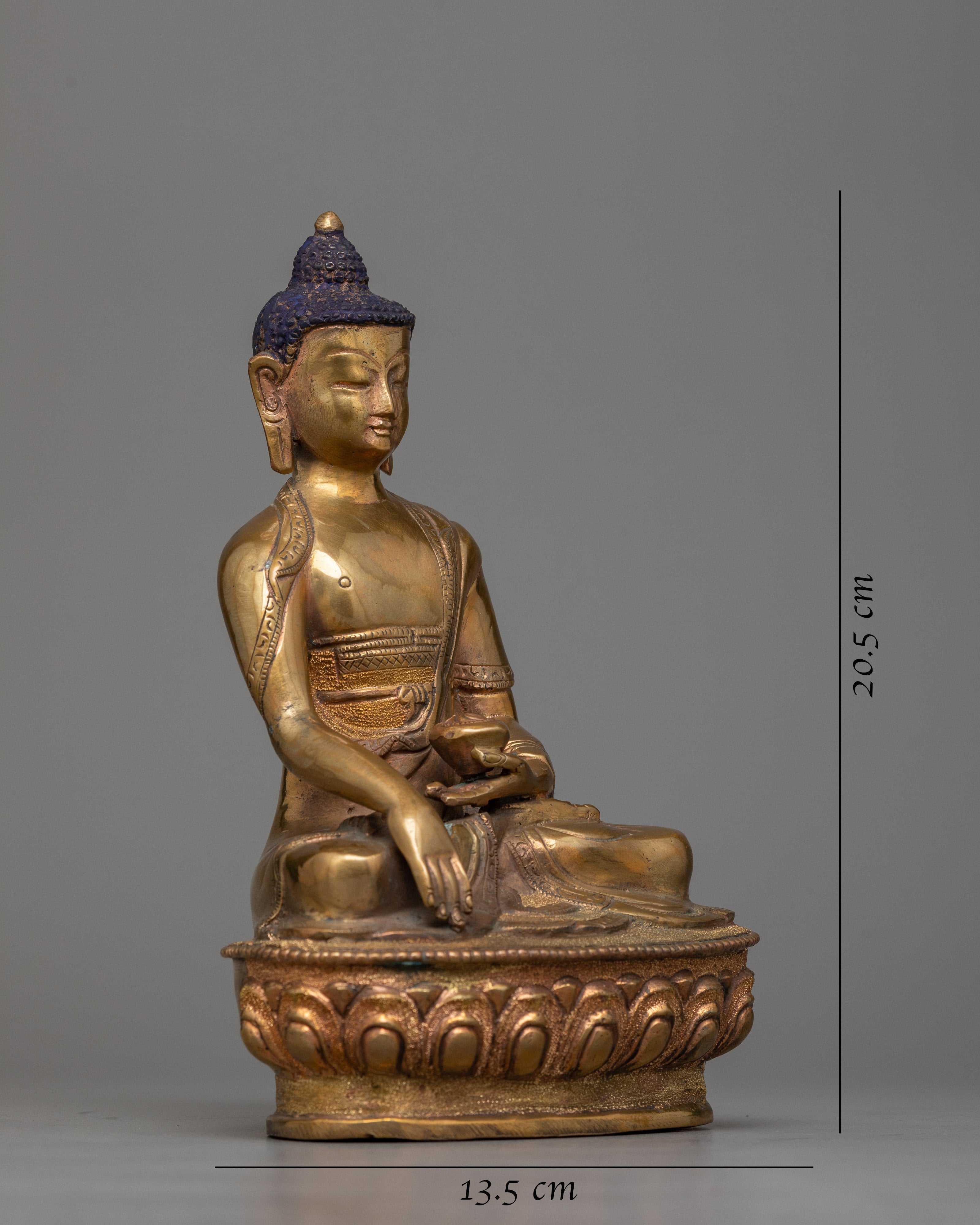 Buddha Shakyamuni Copper Statue | Symbolizing Universal Compassion and Wisdom
