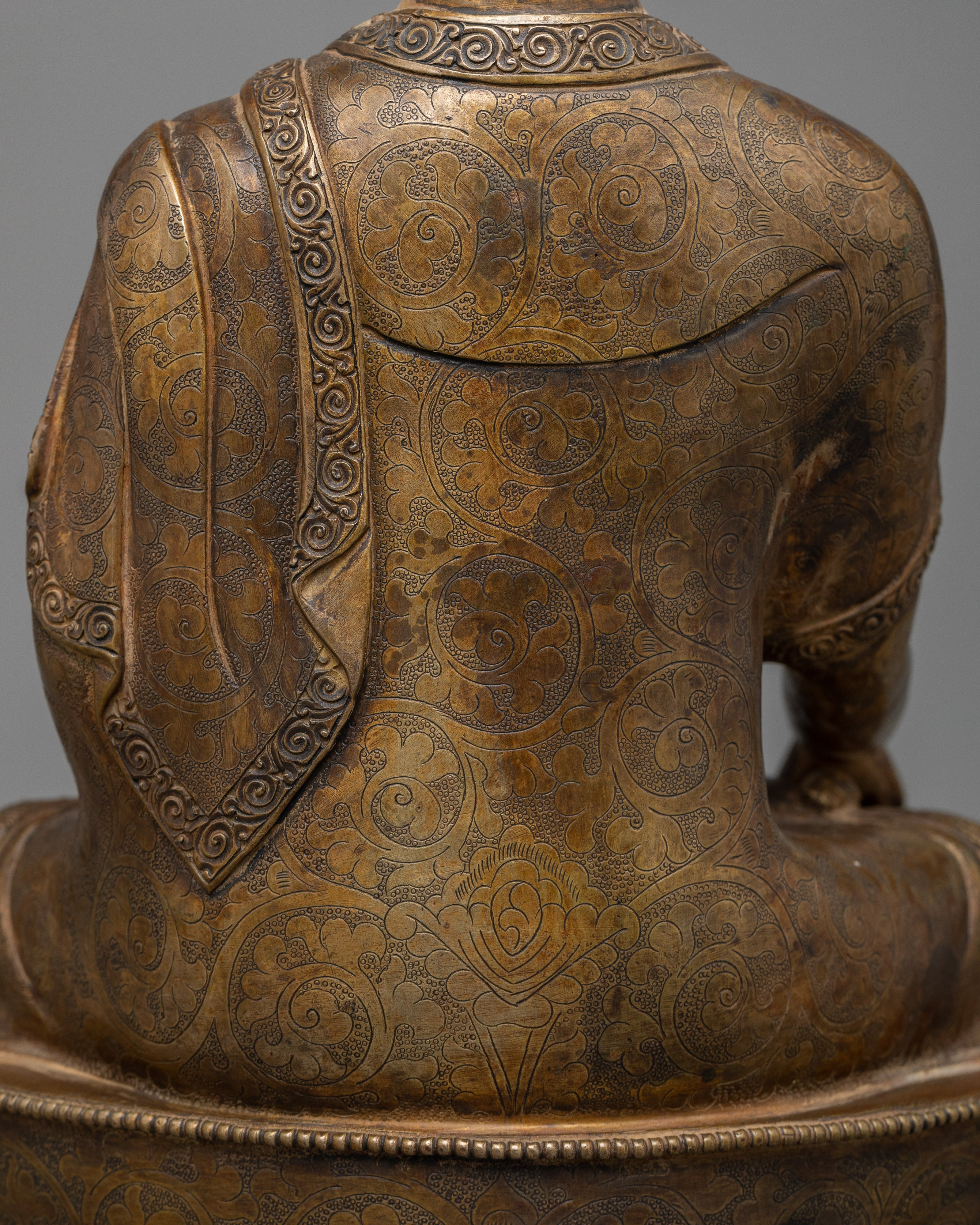 Shakyamuni Buddha Statue with 24K Gold Gilding | Exquisite Manifestation of Sacred Artistry