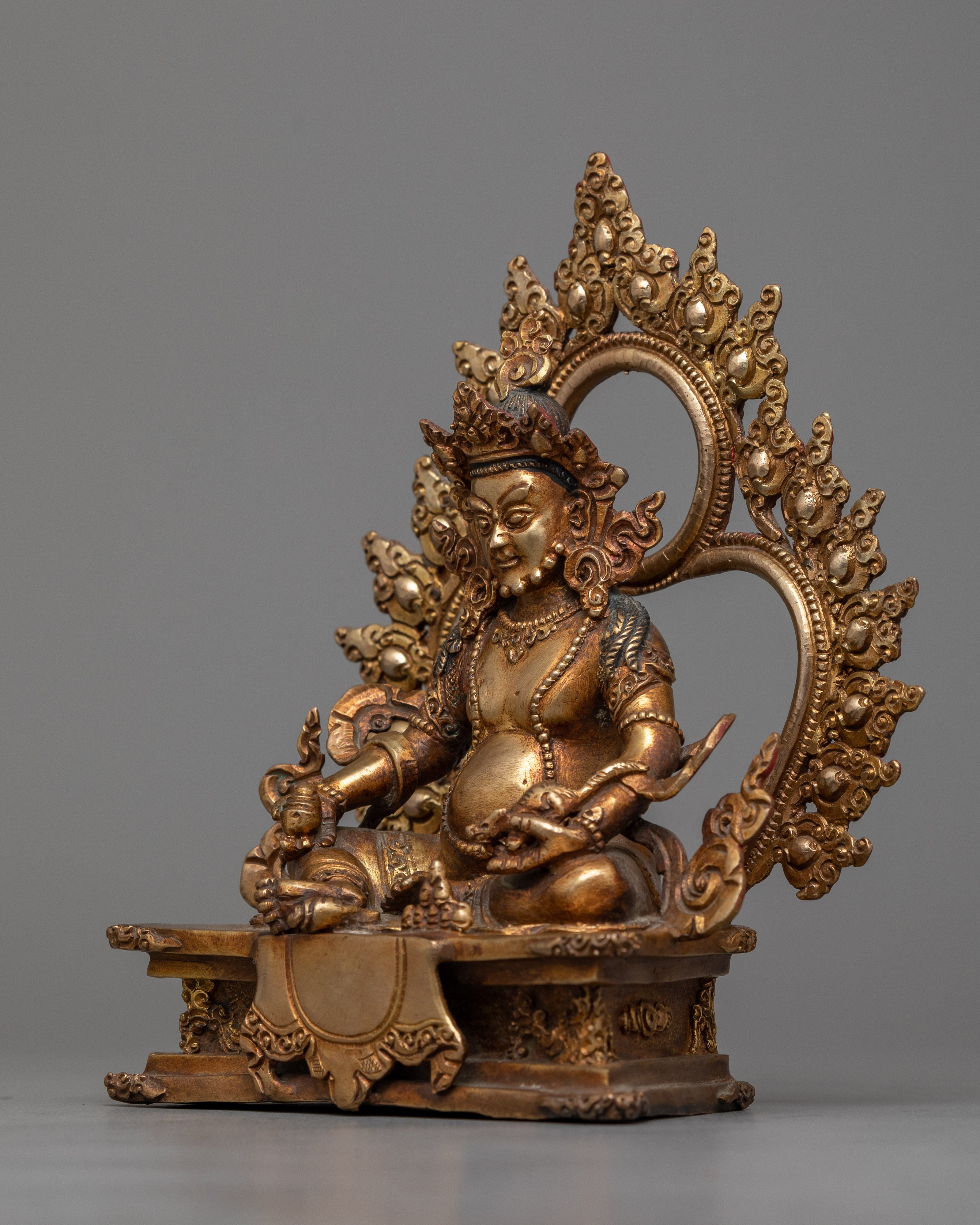 Dzambhala Wealth Buddha Statue | Traditional Nepalese Art